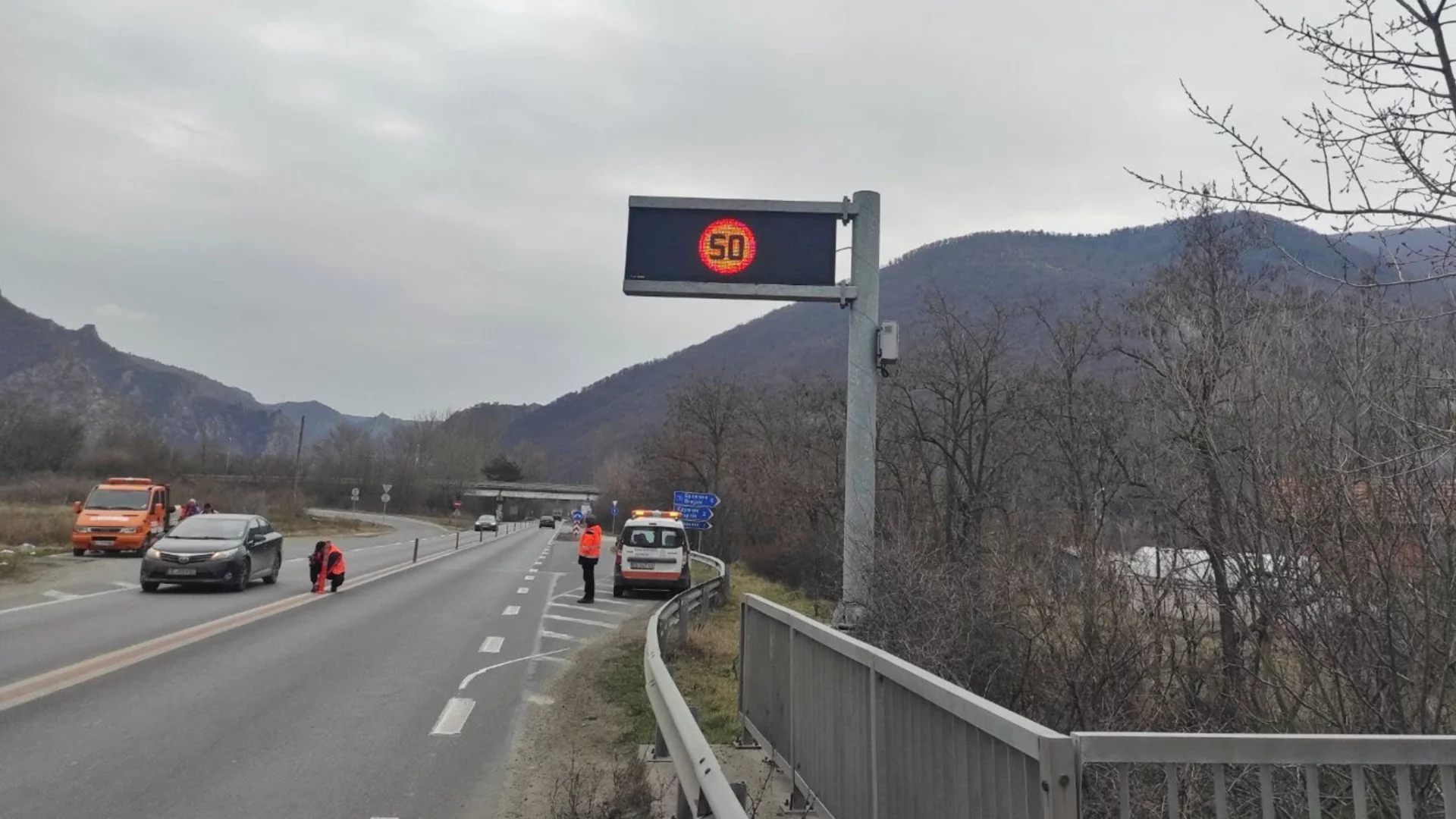 Ремонт на пътя в Кресненското дефиле: Шофирайте внимателно!