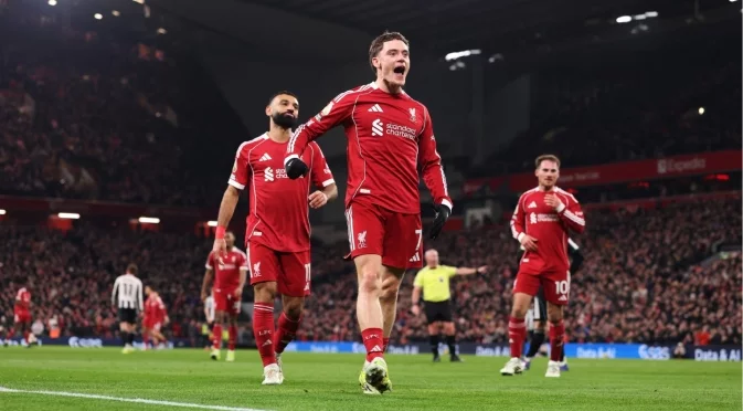 Ливърпул продължава с разгромите! Виртц и Екитике с основна роля