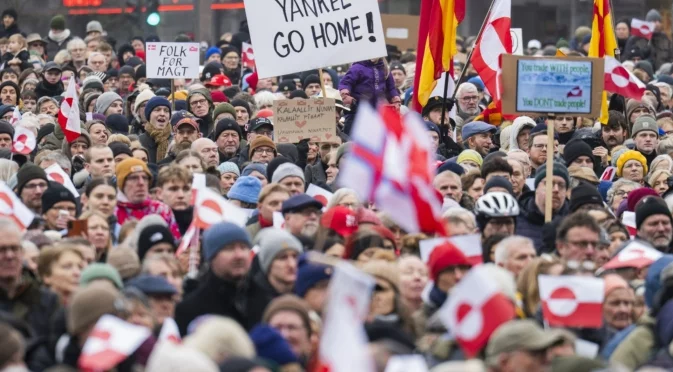 Многохиляден протест в Копенхаген срещу думи на Тръмп 