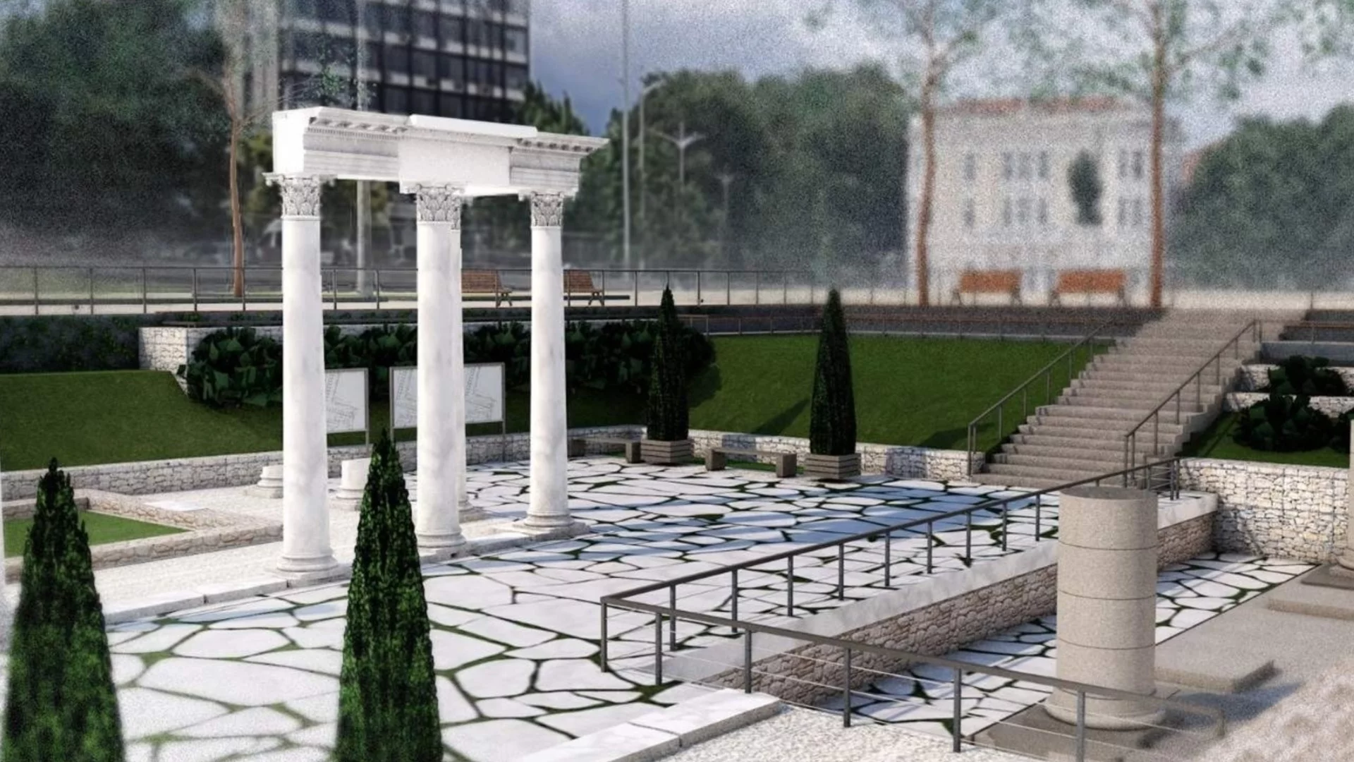 Реставрират Античния Форум на Филипопол – Изток и Юг