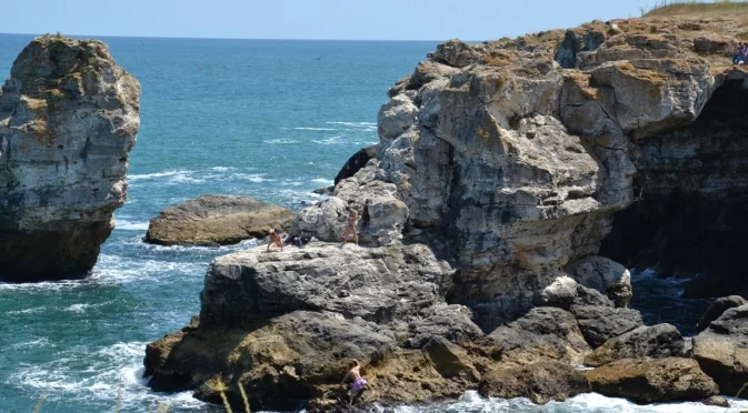 Спасителна акция: Доброволци измъкнаха две кози, блокирани на скалите край Тюленово (СНИМКИ)