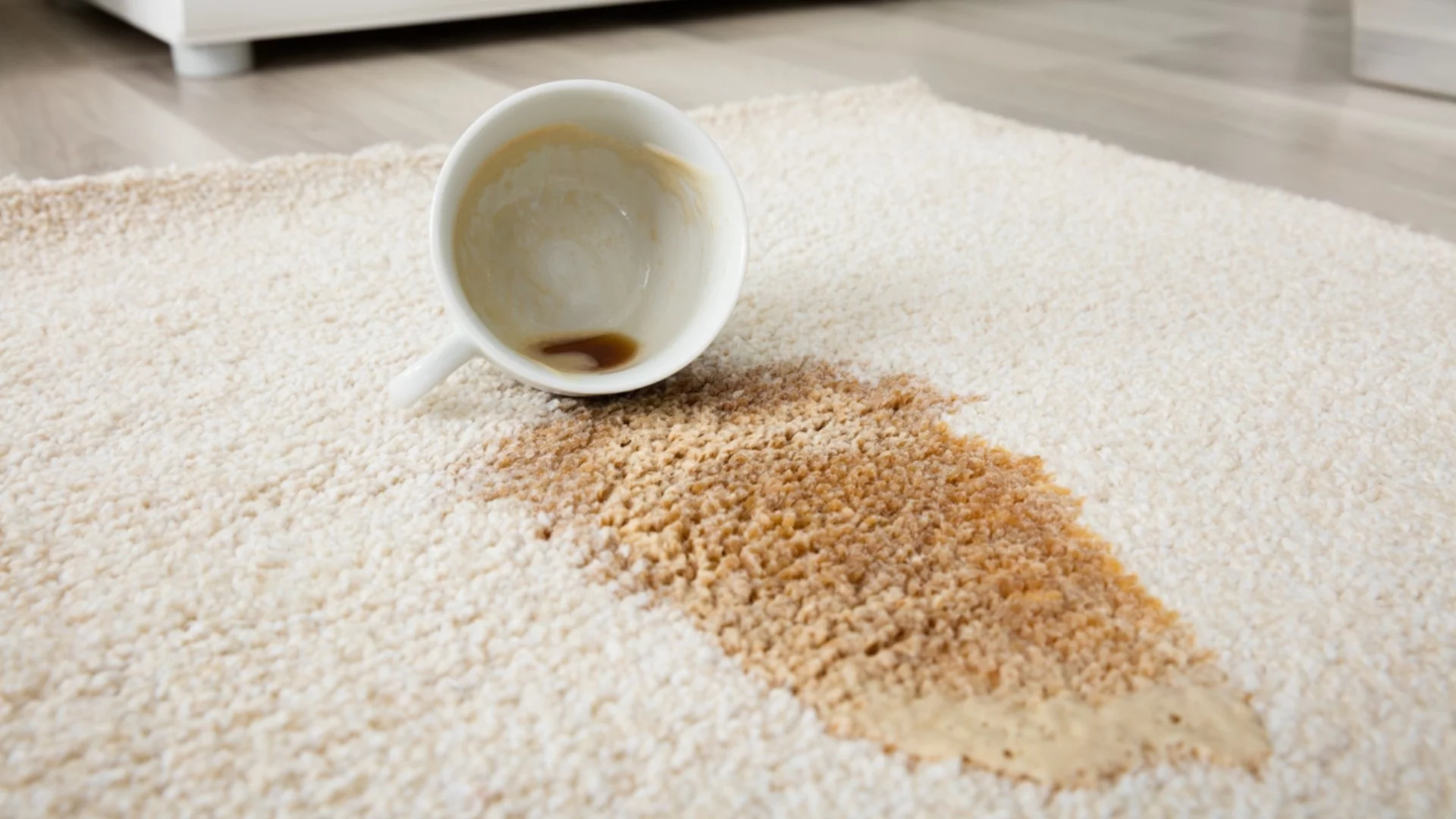 Как да премахнем петна от кафе от диван или килим