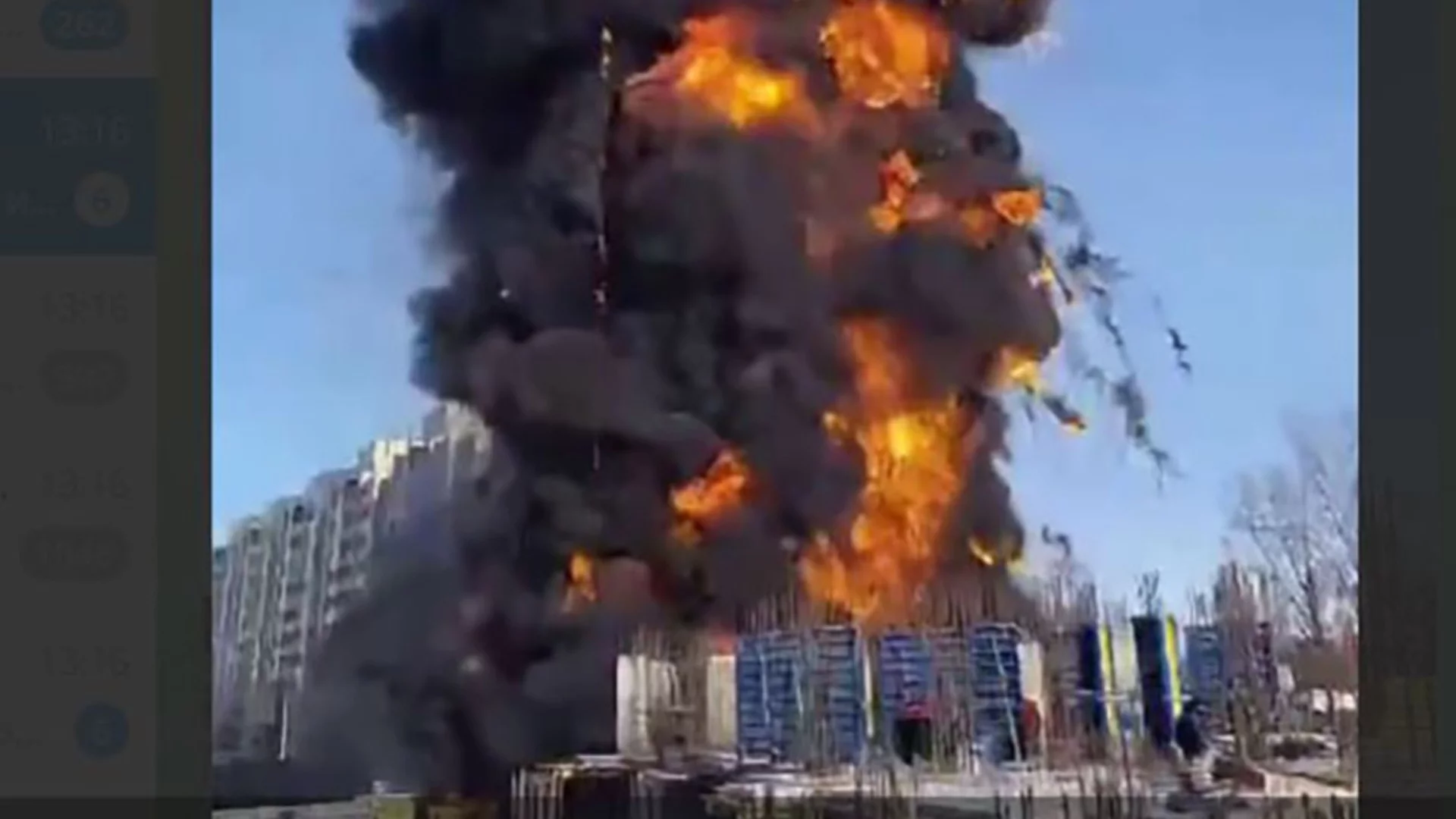 Украйна подпали голям химически завод в Русия след атака с дронове (ВИДЕО)