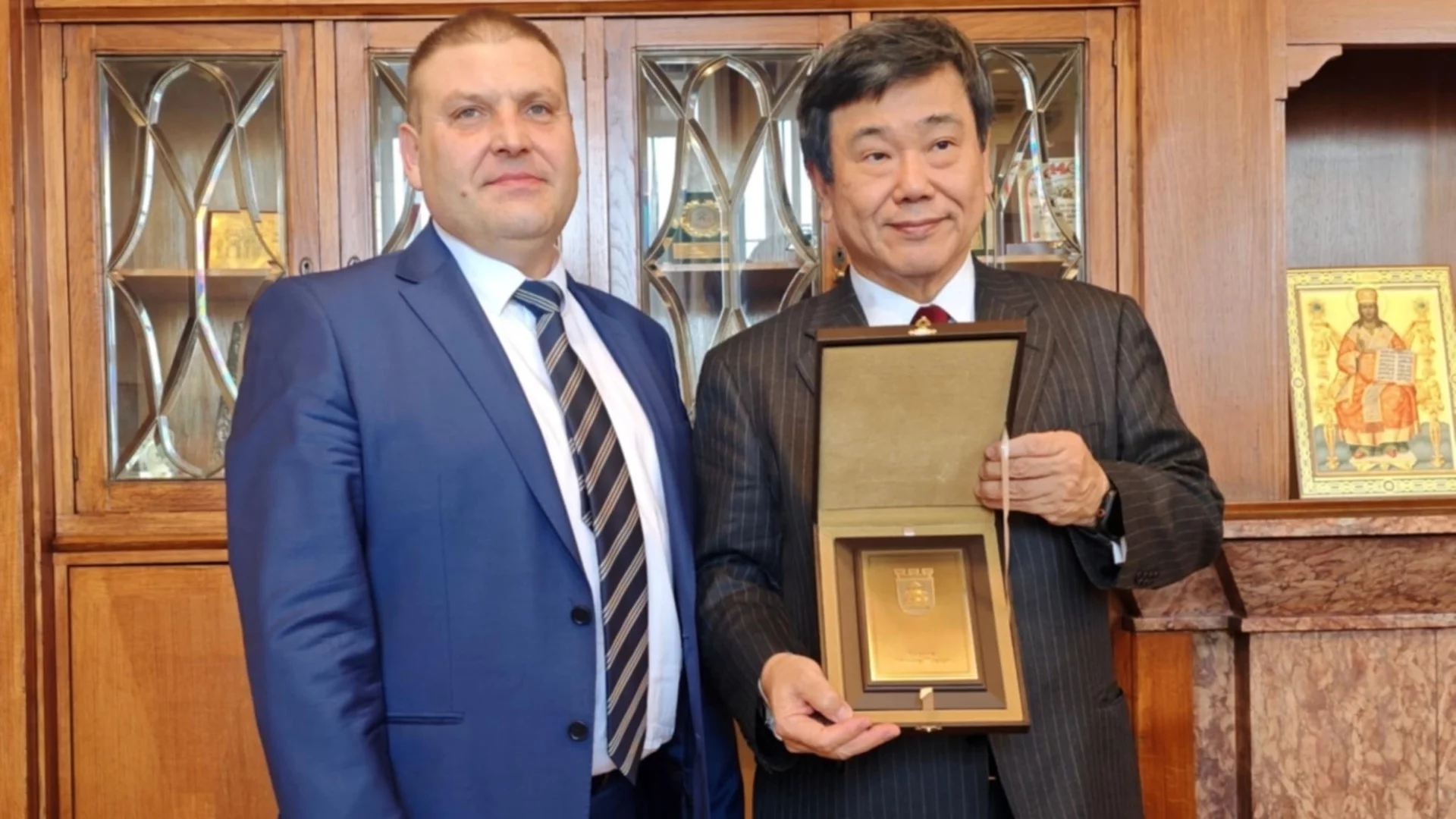 Новият посланик на Япония у нас с официално посещение в Плевен