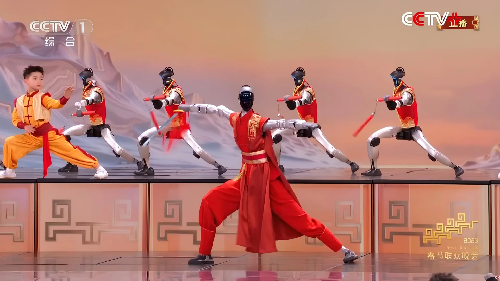 Монаси и роботи в кунг фу сблъсък: Пролетният фестивал в Китай шокира света (ВИДЕО)
