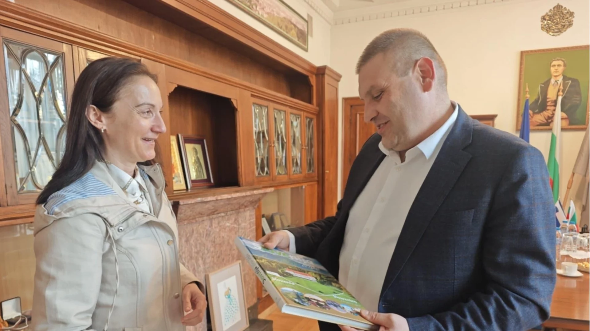 Кметът на Плевен се срещна с посланика на Словения у нас