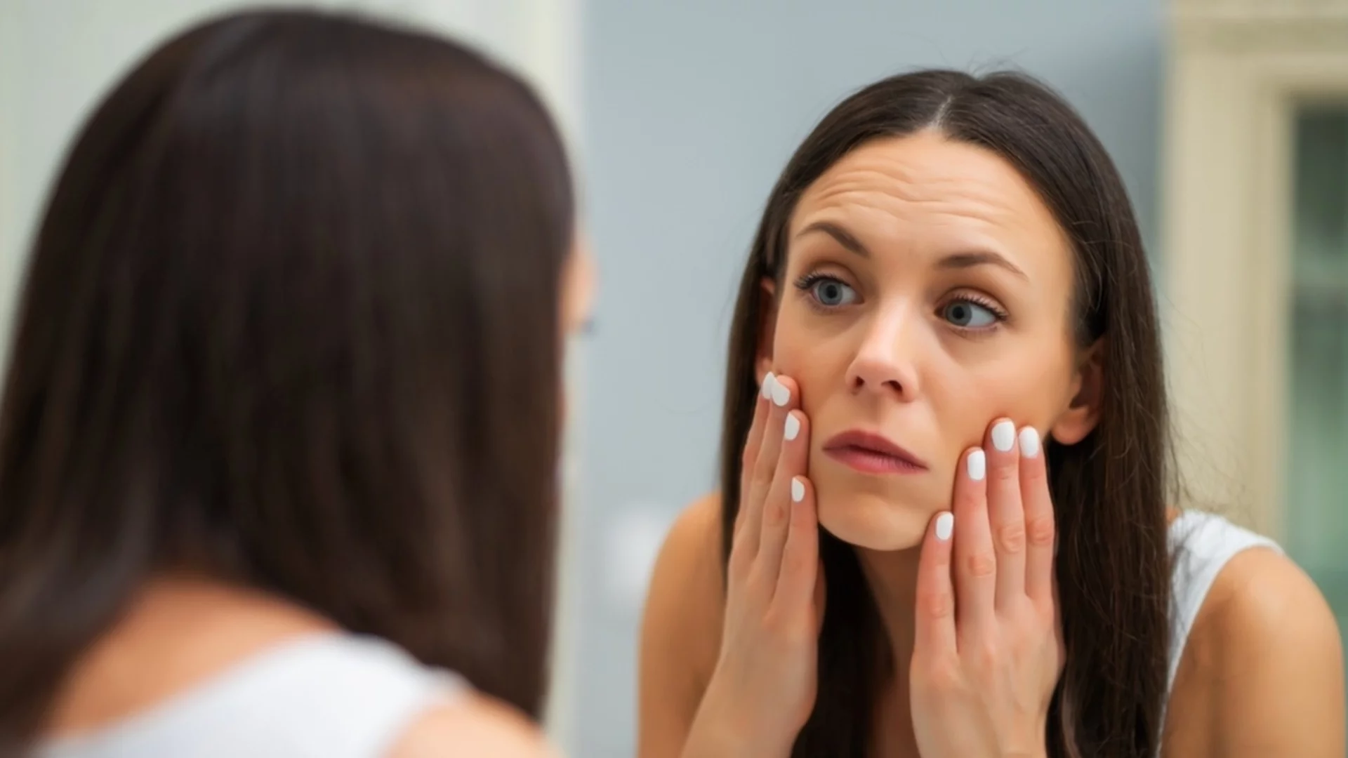 Магнезиев дефицит, който може да се появи на лицето