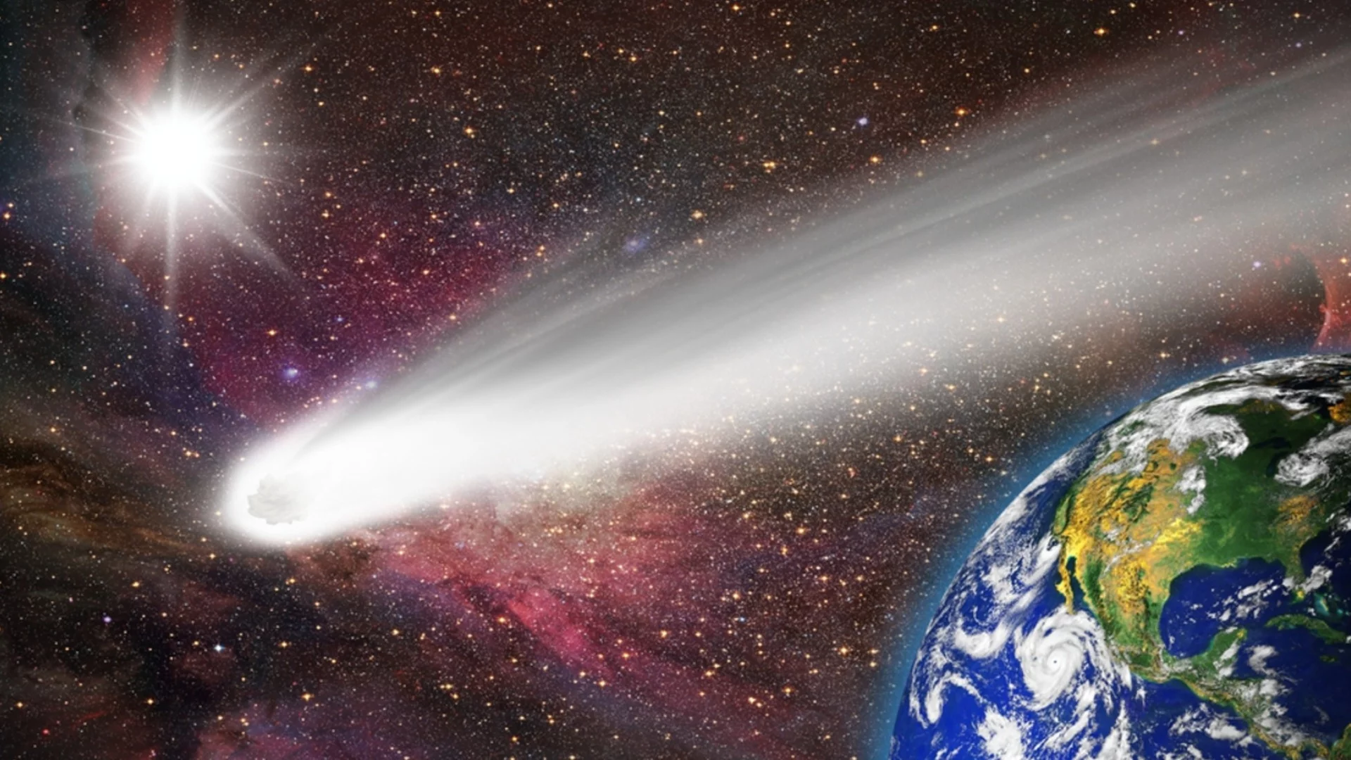 Астрономи: Комета рязко забави ход и започна да се върти назад