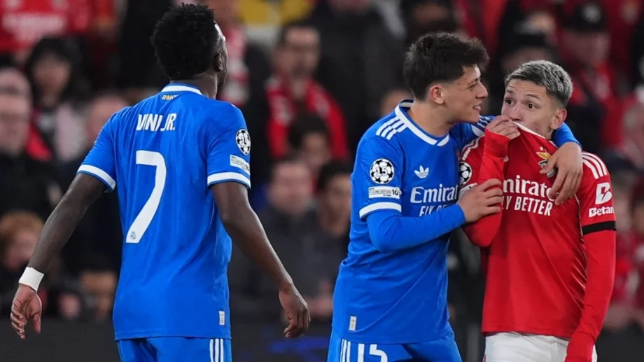 Грозно: Меле в съблекалнята след скандалния мач Бенфика - Реал Мадрид