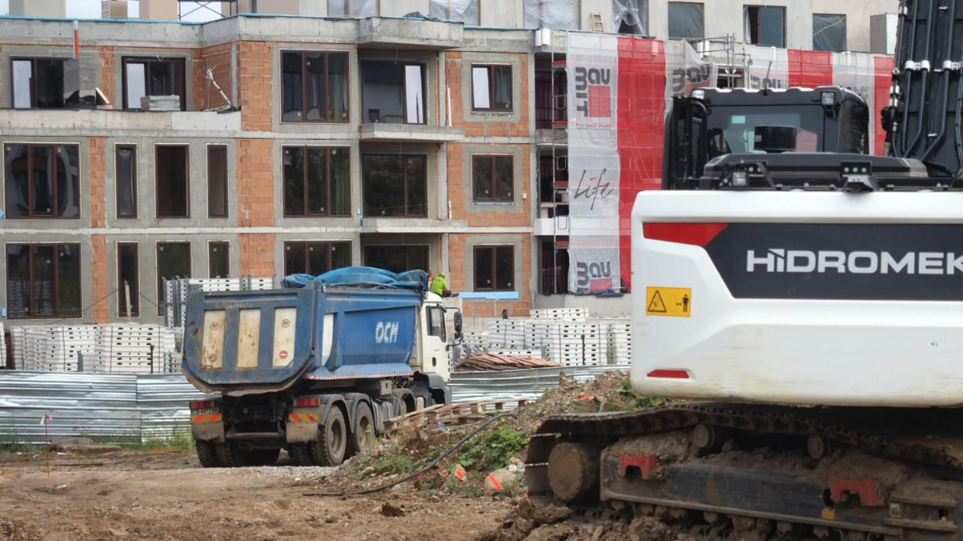 България е трета в ЕС по спад на строителната продукция