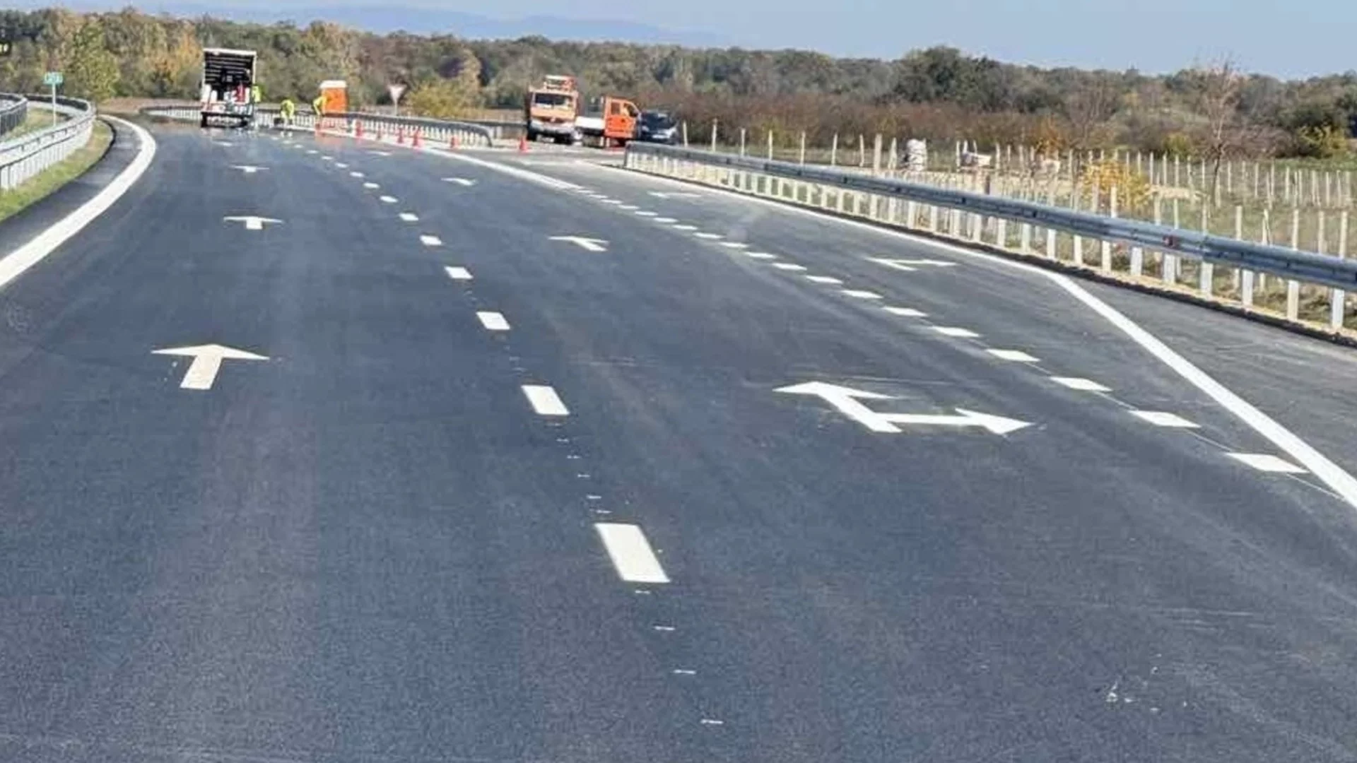 Внимание, шофьори: Движение само в една лента по АМ “Тракия“