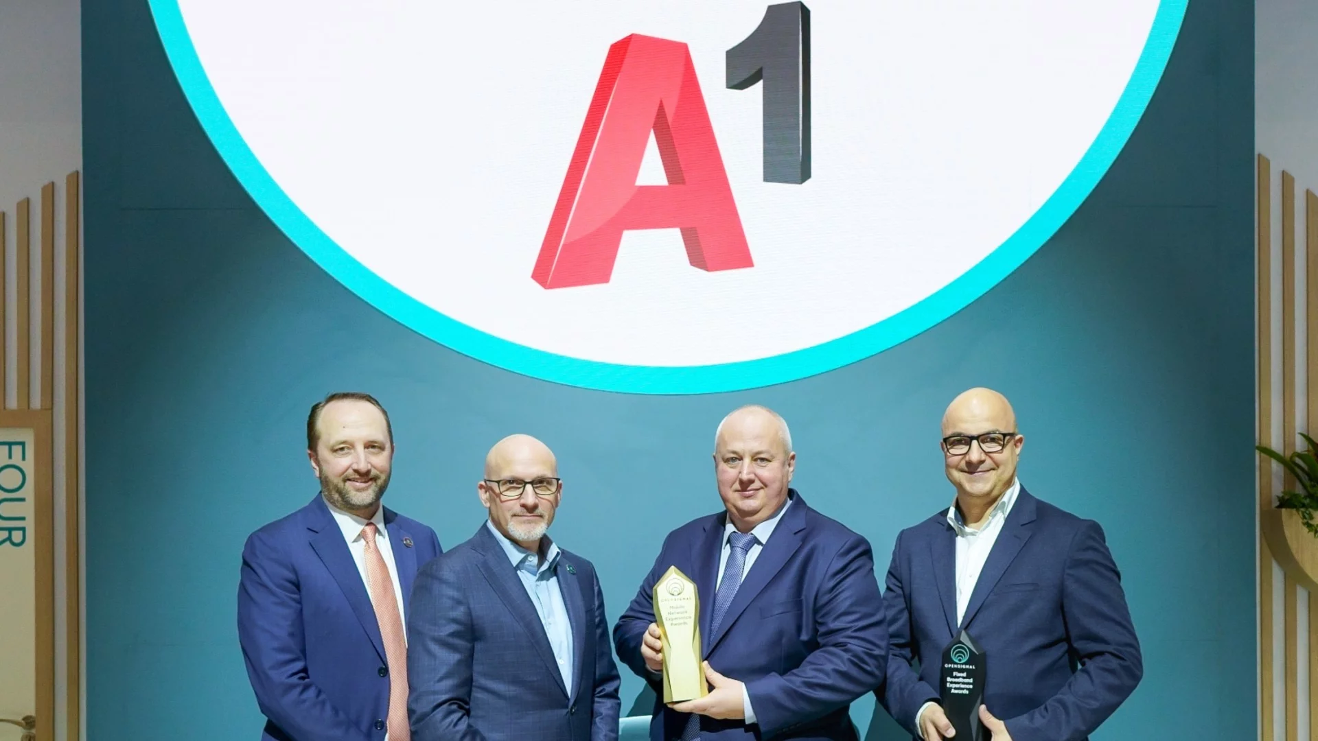 A1 спечели награди от Opensignal за качеството на фиксирания интернет в България и най-бързата 5G мрежа в Европа