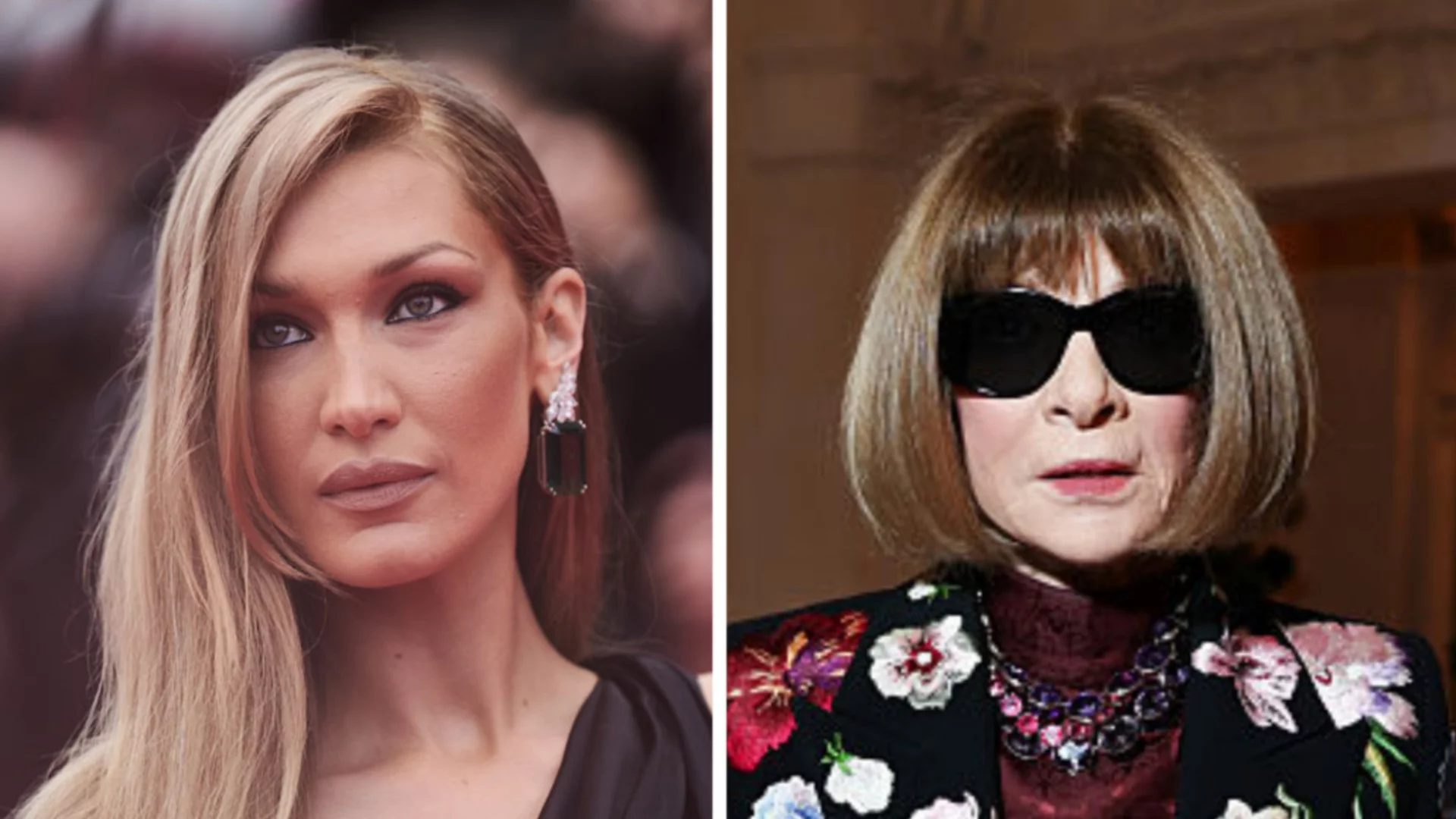 Поразителна прилика: Бела Хадид е същинска Ана Уинтур (СНИМКИ)