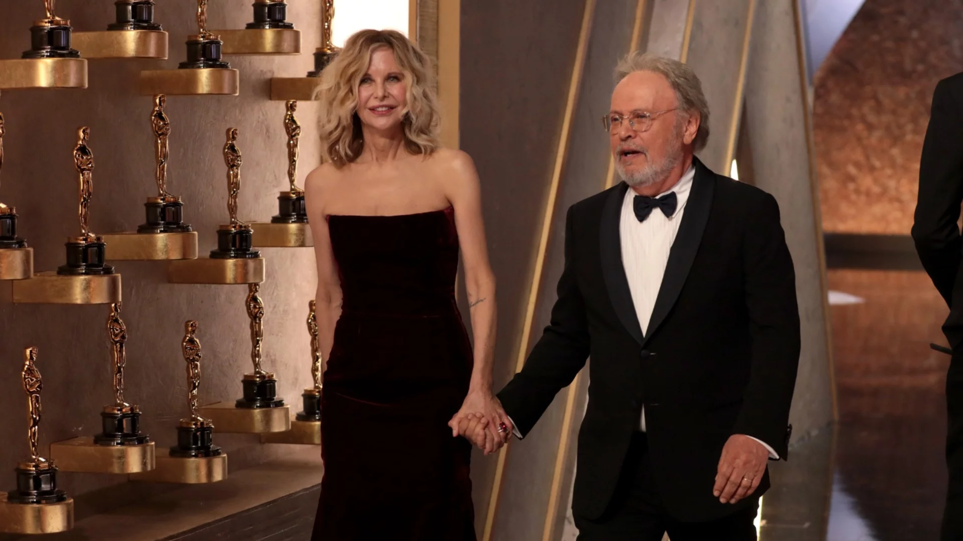 Мег Райън и Били Кристъл почитат покойна звезда от Холивуд