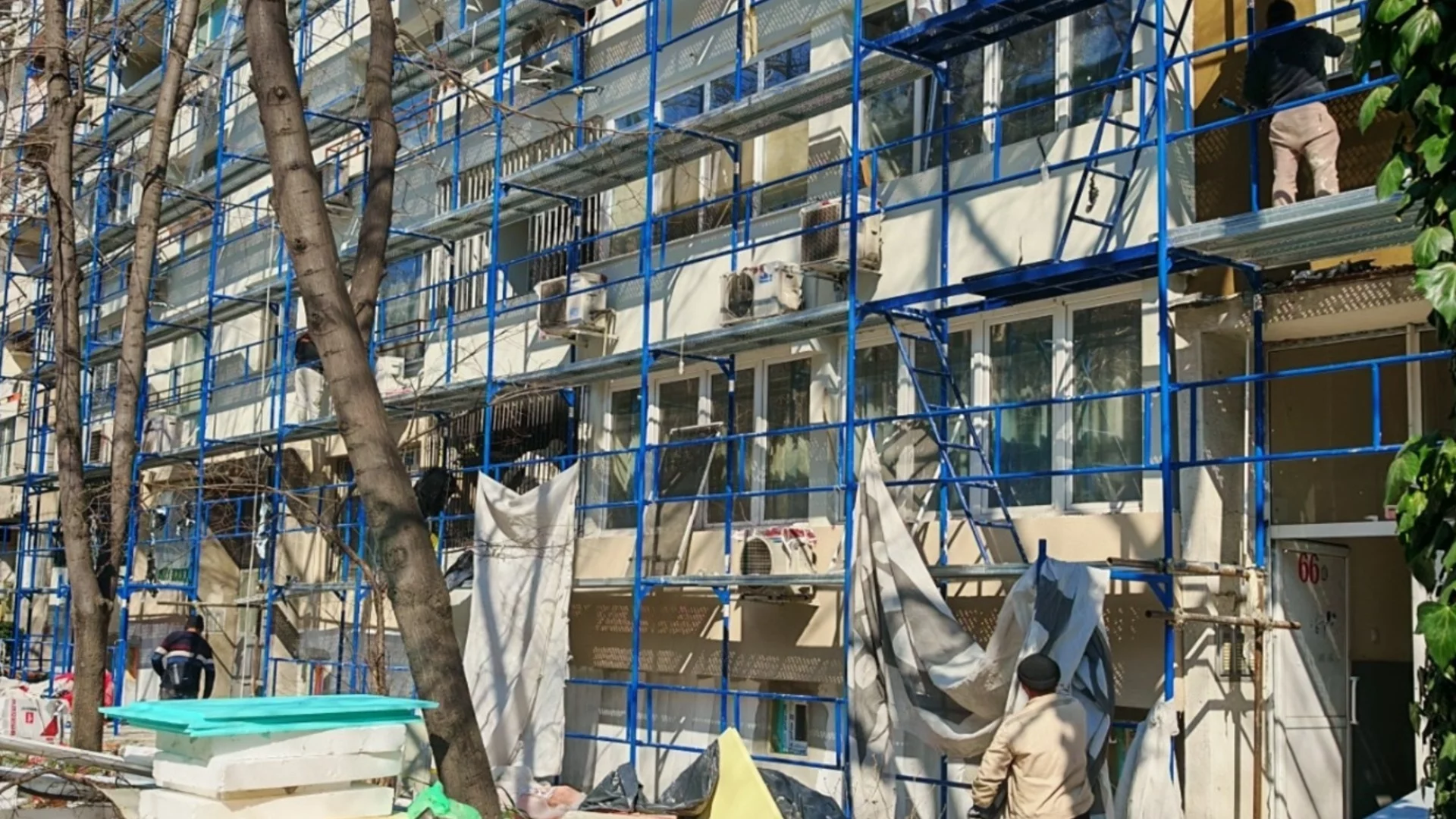 Община Пловдив санира блок на ключов булевард в район „Южен“