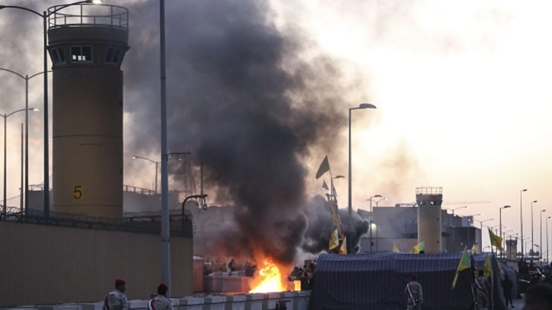 Дрон удари американското посолство в Багдад (ВИДЕО)