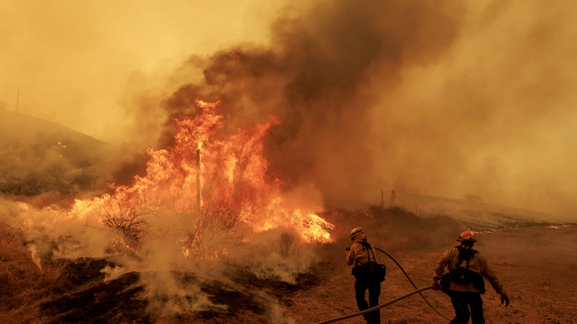 Мъж изгоря в каравана