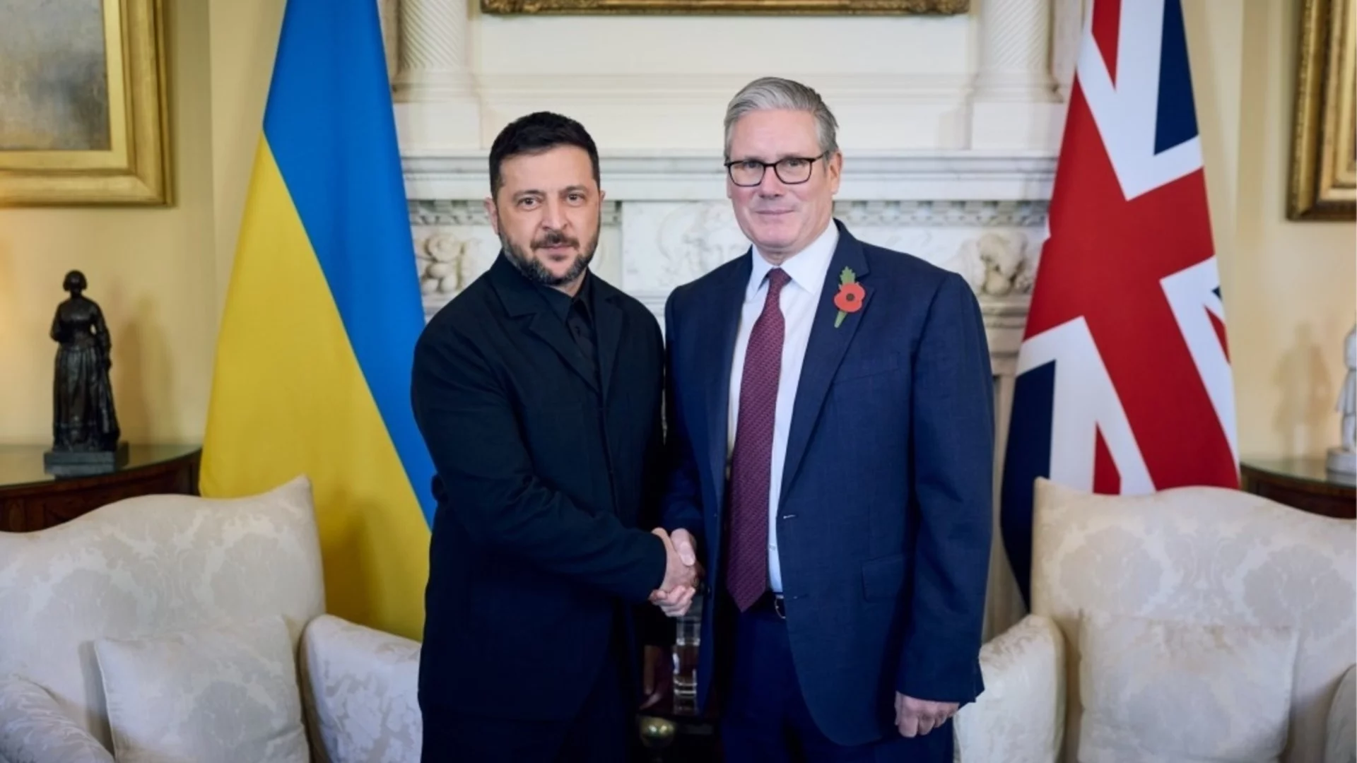 За подписване на отбранително споразумение: Зеленски пристигна в Лондон