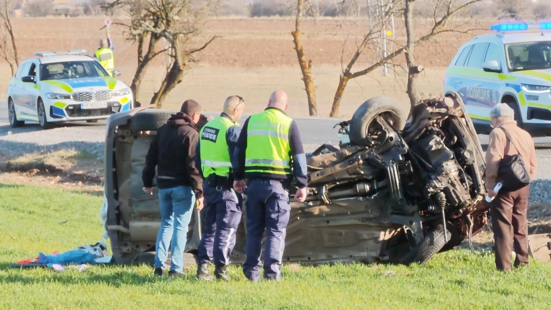 Катастрофа затвори част от пътя София - Варна