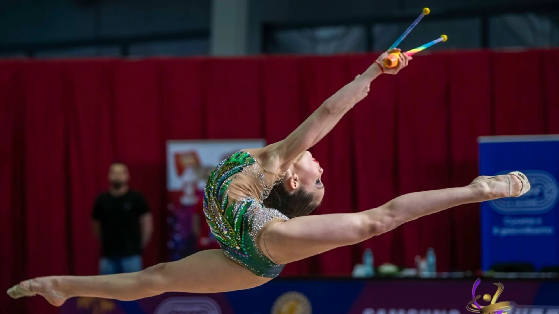 Страхотна Антоанета Цанкова взе злато в многобоя на турнира по художествена гимнастика в Любляна