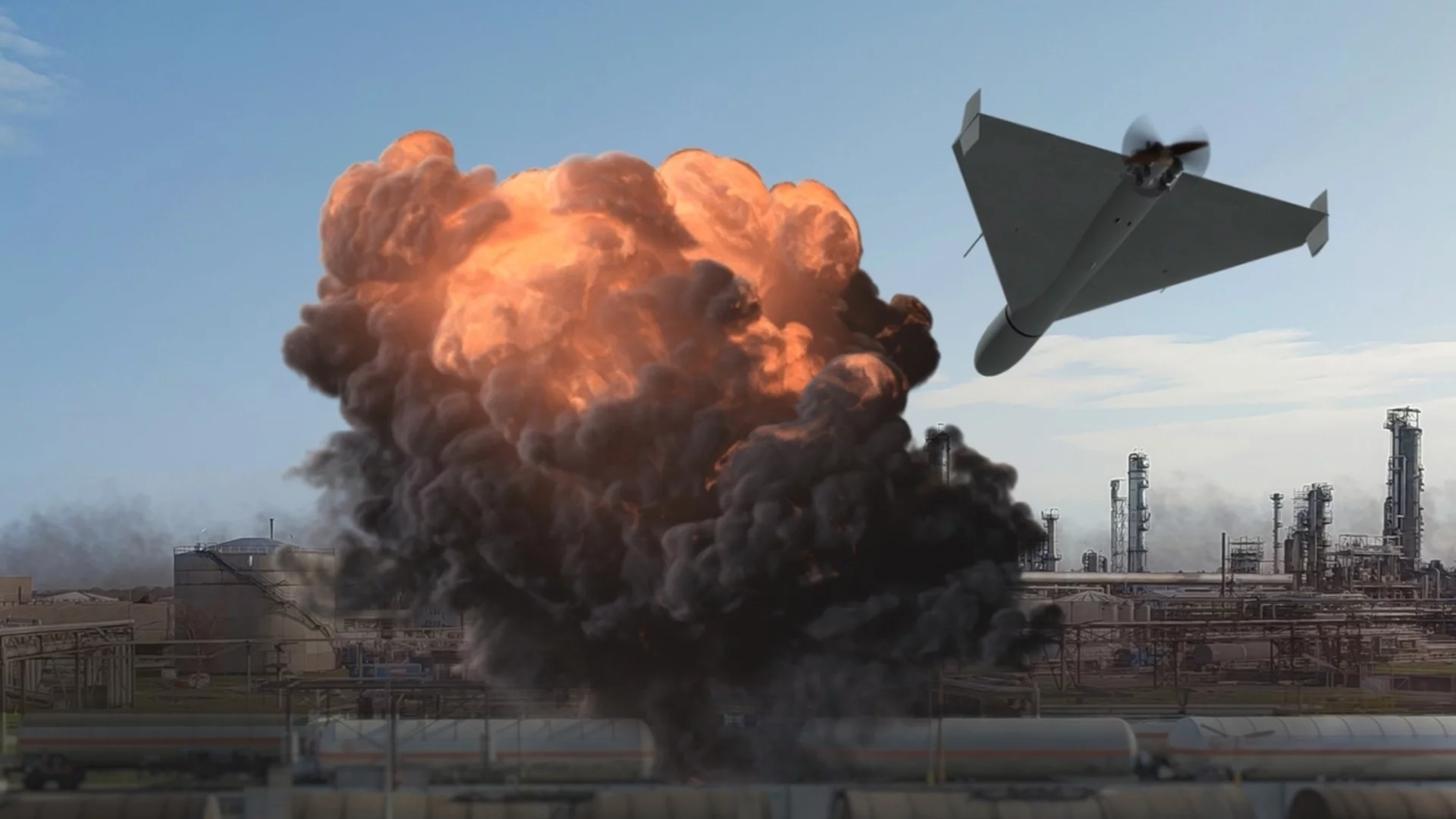 Дронове от Русия навлезли в Латвия и Естония - единият се разби в комин на ТЕЦ