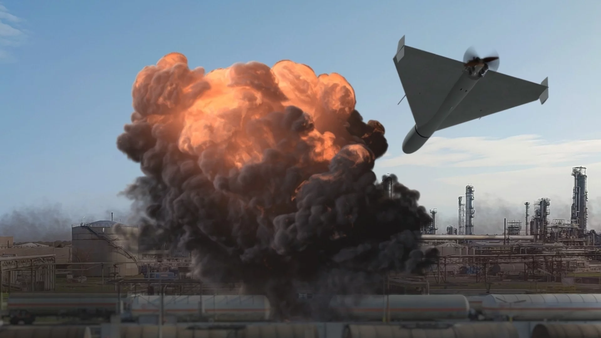 Украйна отново атакува ключово пристанище, през което Русия изнася петрол (ВИДЕО)