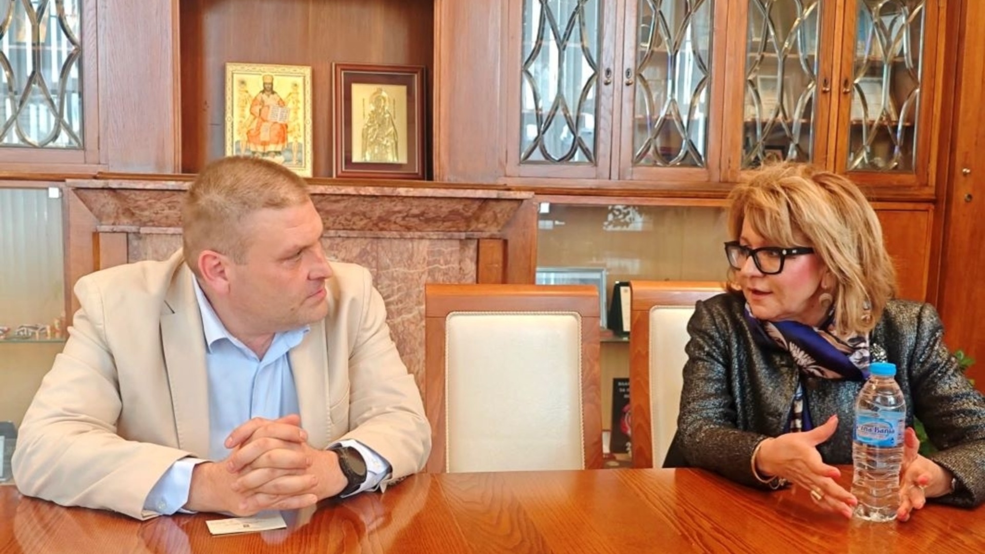 Кметът на Плевен проведе работна среща със заместник-министъра на образованието Наталия Михалевска