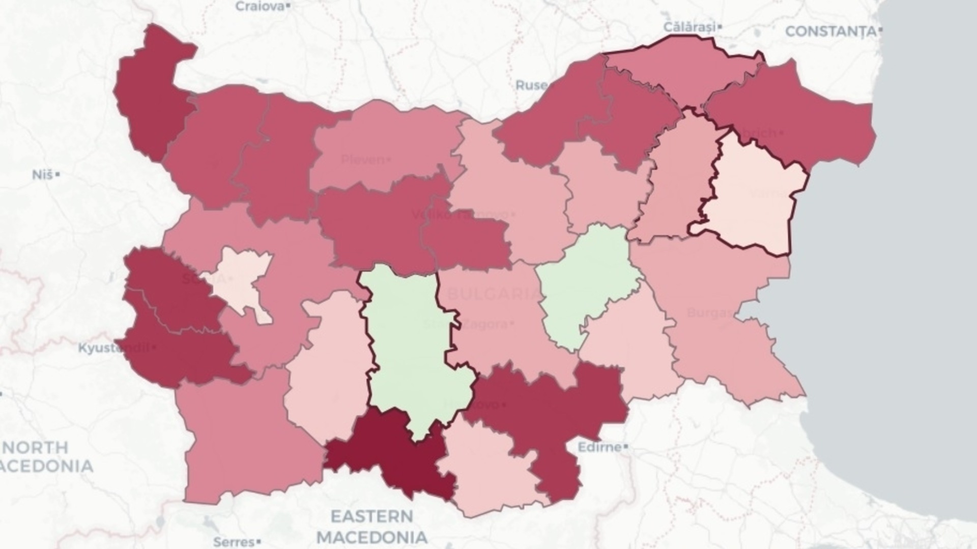 България през 2090 г.: Масово изчезваме, само в две области ще живеят повече хора (ИНТЕРАКТИВНА КАРТА)