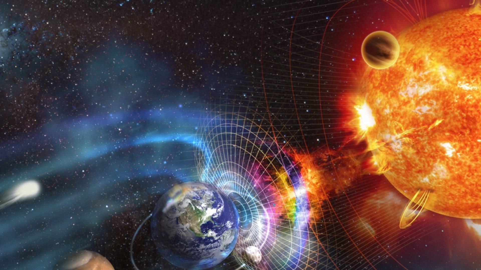 Магнитни бури през седмицата 30 март-5 април 2026 г. Прогноза от САЩ (ГРАФИКА)