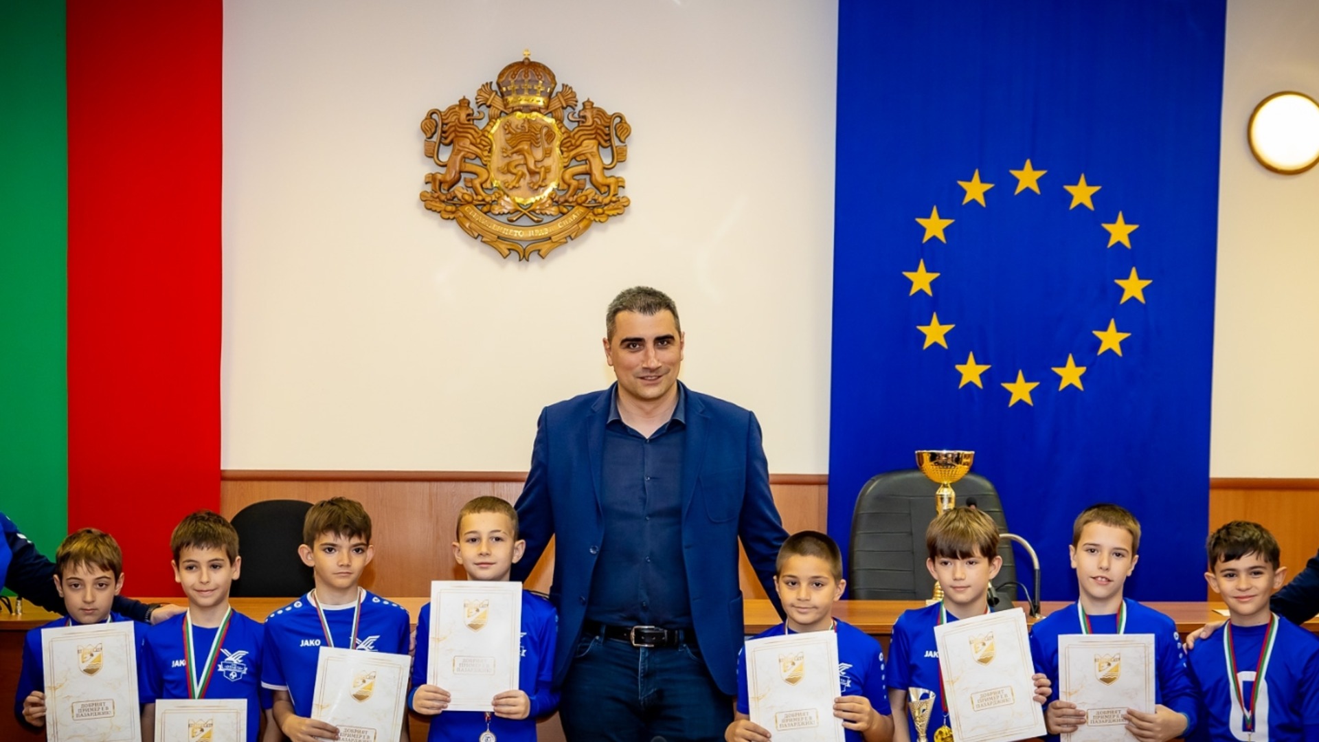 Кметът на Пазарджик награди шампионски отбор