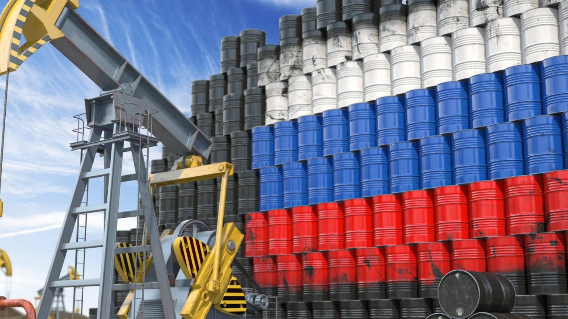 Приходите на Русия от петрол и газ паднаха близо два пъти от началото на годината