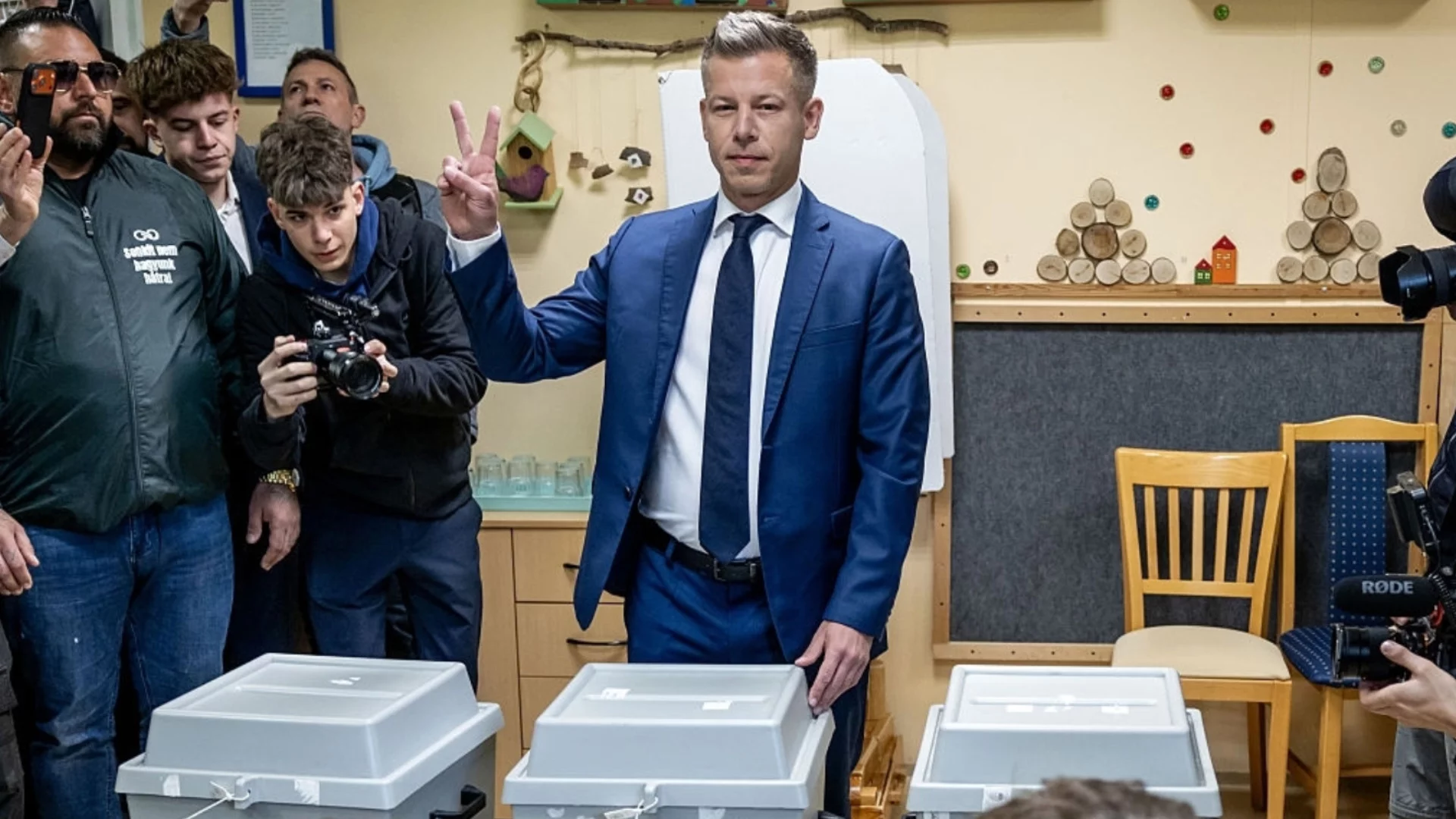 При малко над 45%: Основният противник на Орбан печели конституционно мнозинство