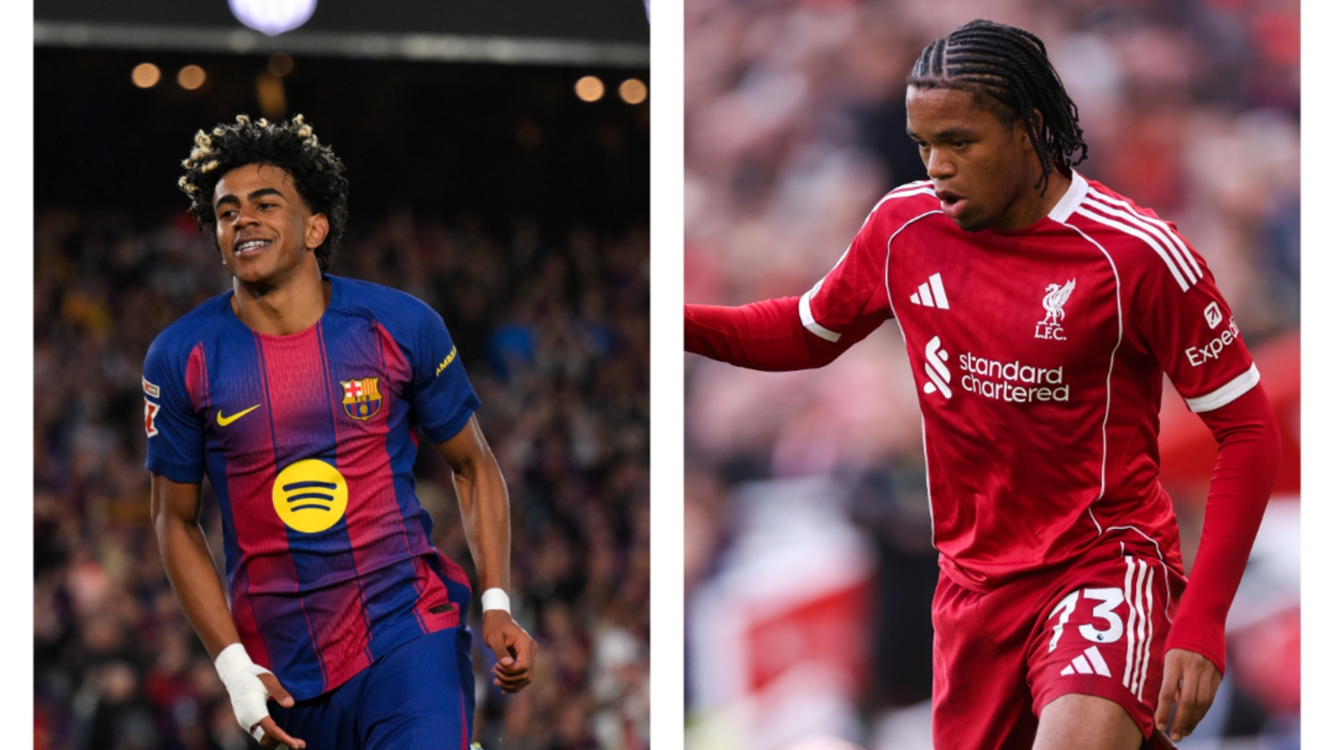 Във вечерта на рекордите: Ямал мачка в мач №100, а Юноша на Ливърпул влезе в историята