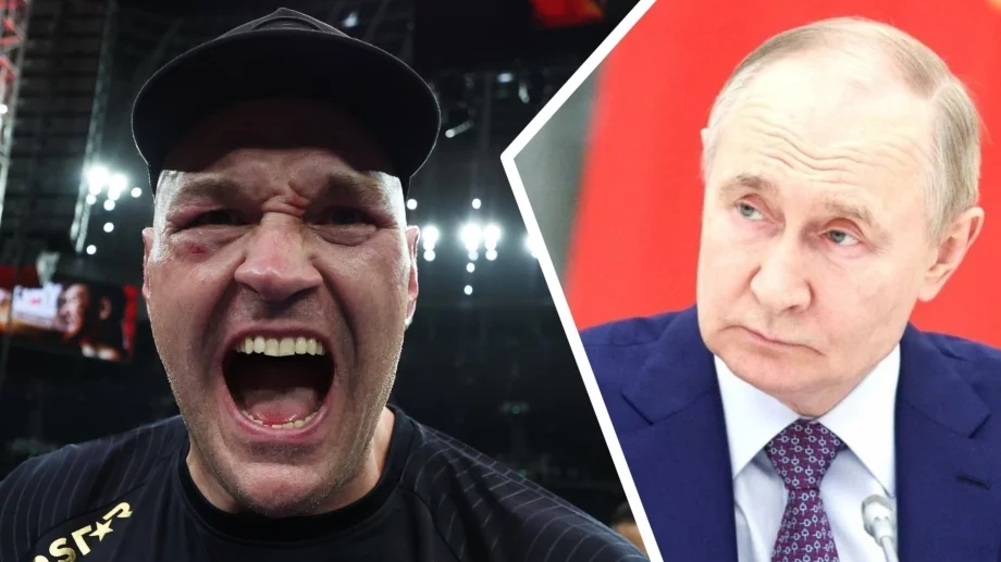 С мощни тупаници: Тайсън Фюри разби любимец на Владимир Путин и се прицели в най-големия си враг