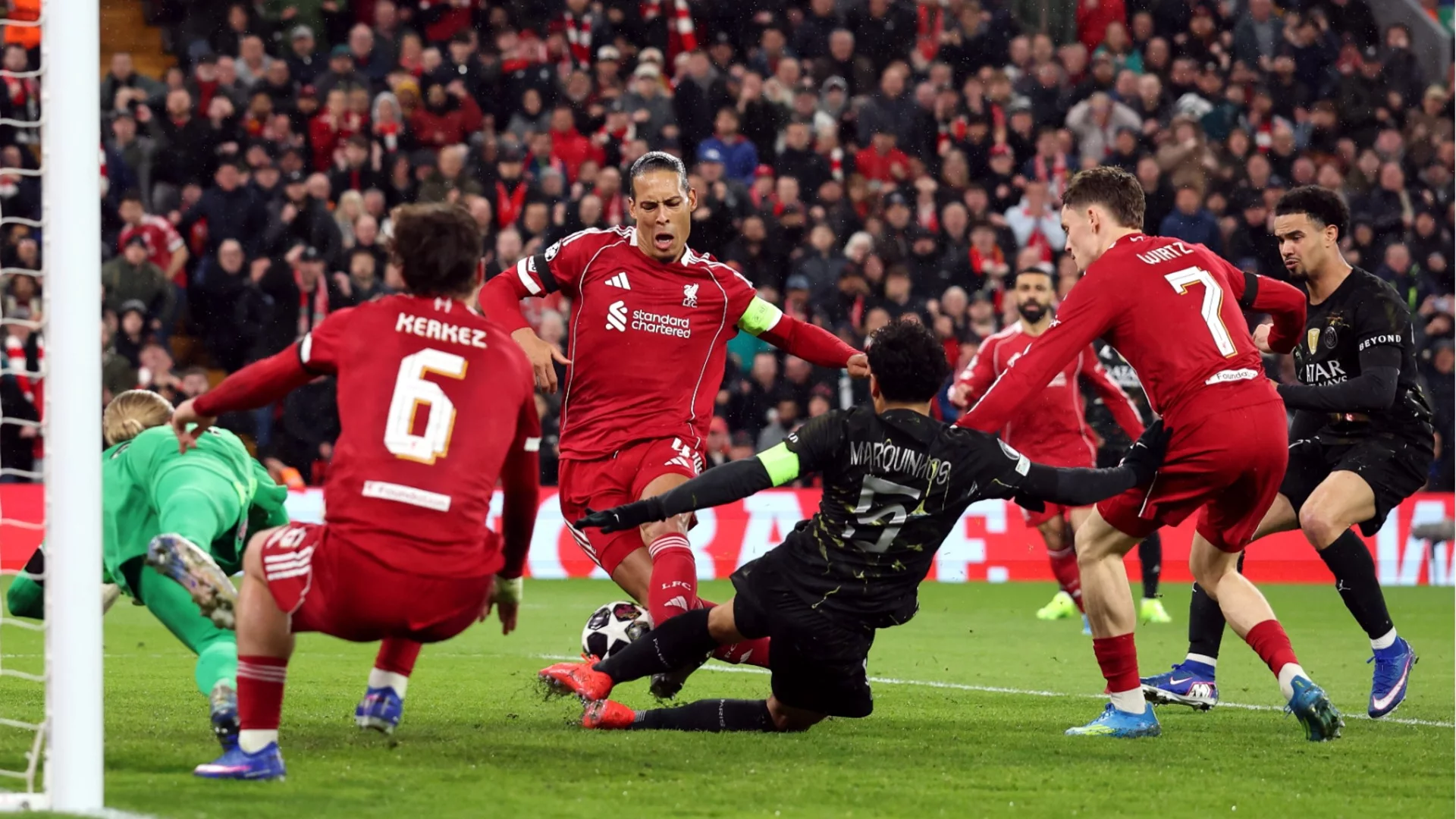 ПСЖ подчини Ливърпул и на "Анфийлд" и чака следващия европейски колос в Шампионска лига