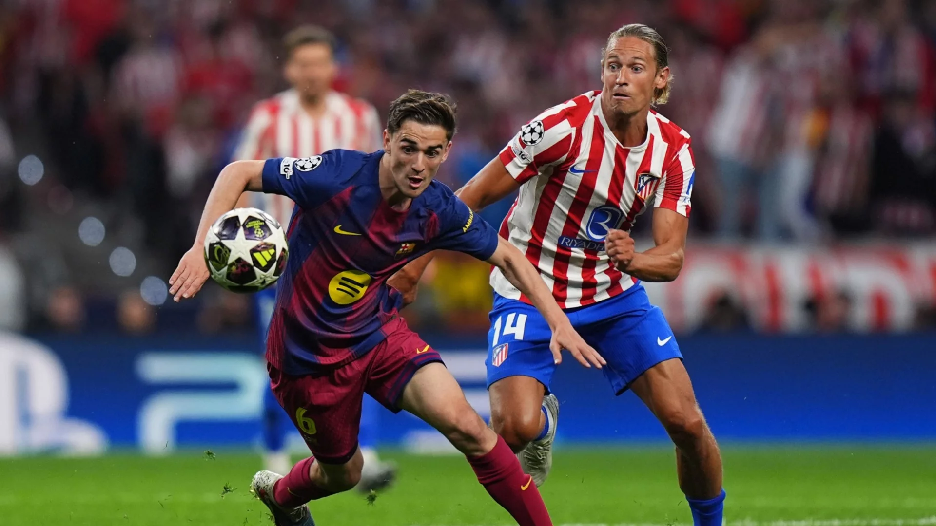 Атлетико изхвърли Барселона от Шампионска лига след нов червен картон и драма в края