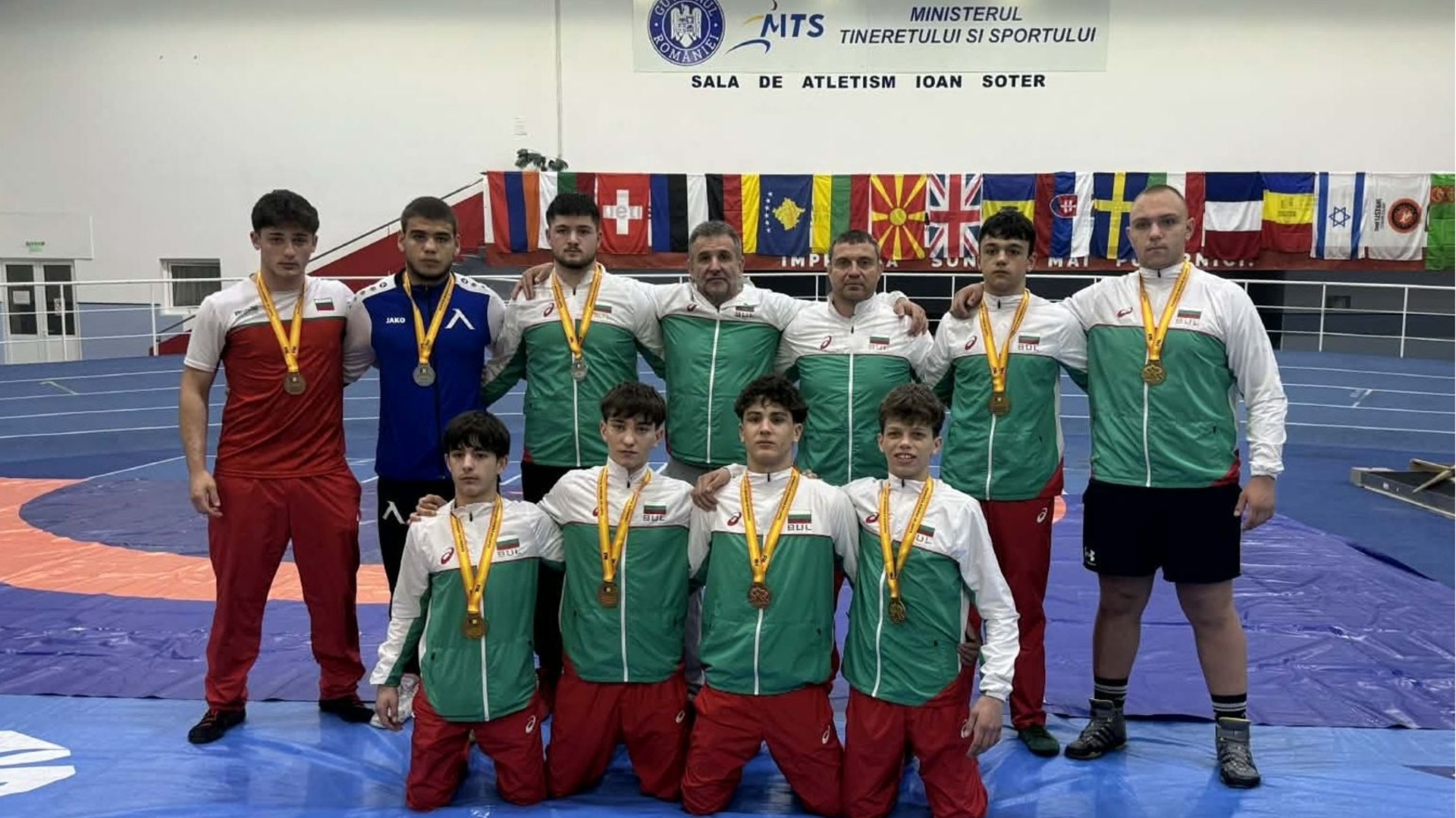 Пет титли и общо десет медала за България от силен турнир по борба