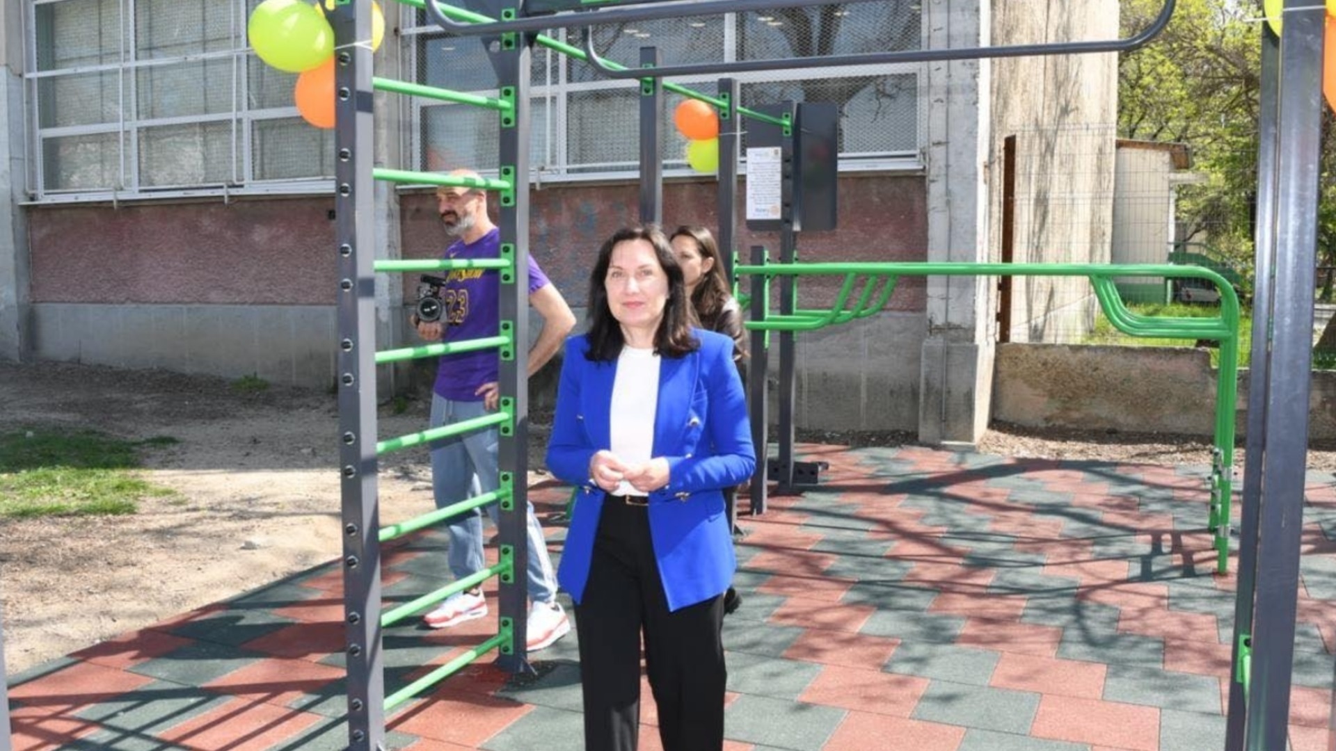 Зам.-кмет на Стара Загора откри нова площадка за стрийт фитнес