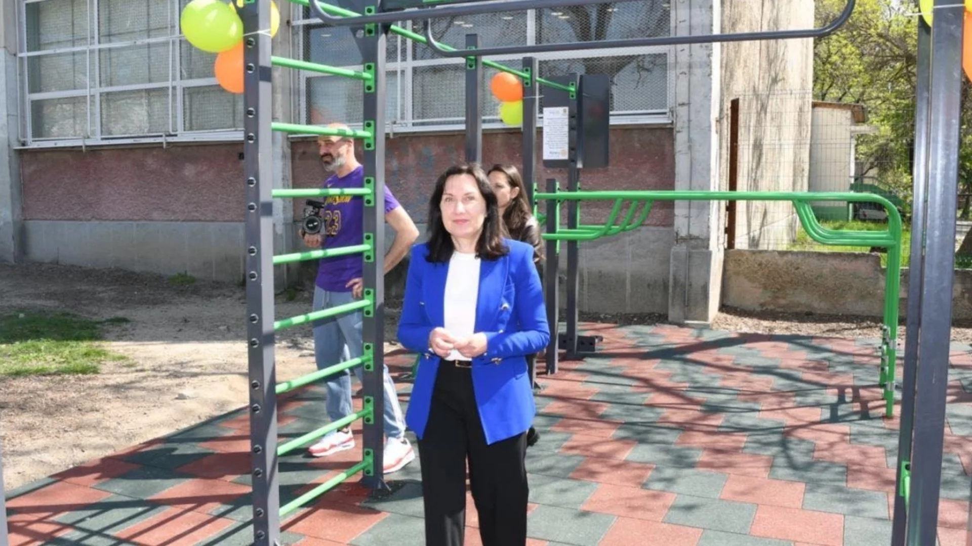 Зам.-кмет на Стара Загора откри нова площадка за стрийт фитнес