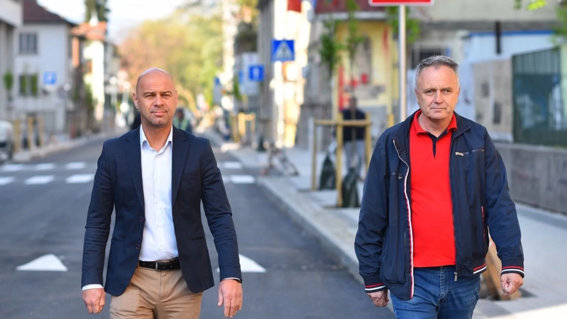 Кметът на Пловдив инспектира обновена ключова градска зона в центъра на града