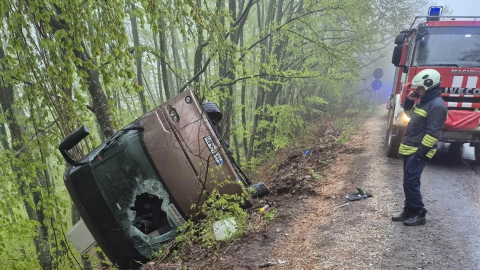 Трагедия на пътя: Автобус прегази хора край ГКПП "Малко Търново"