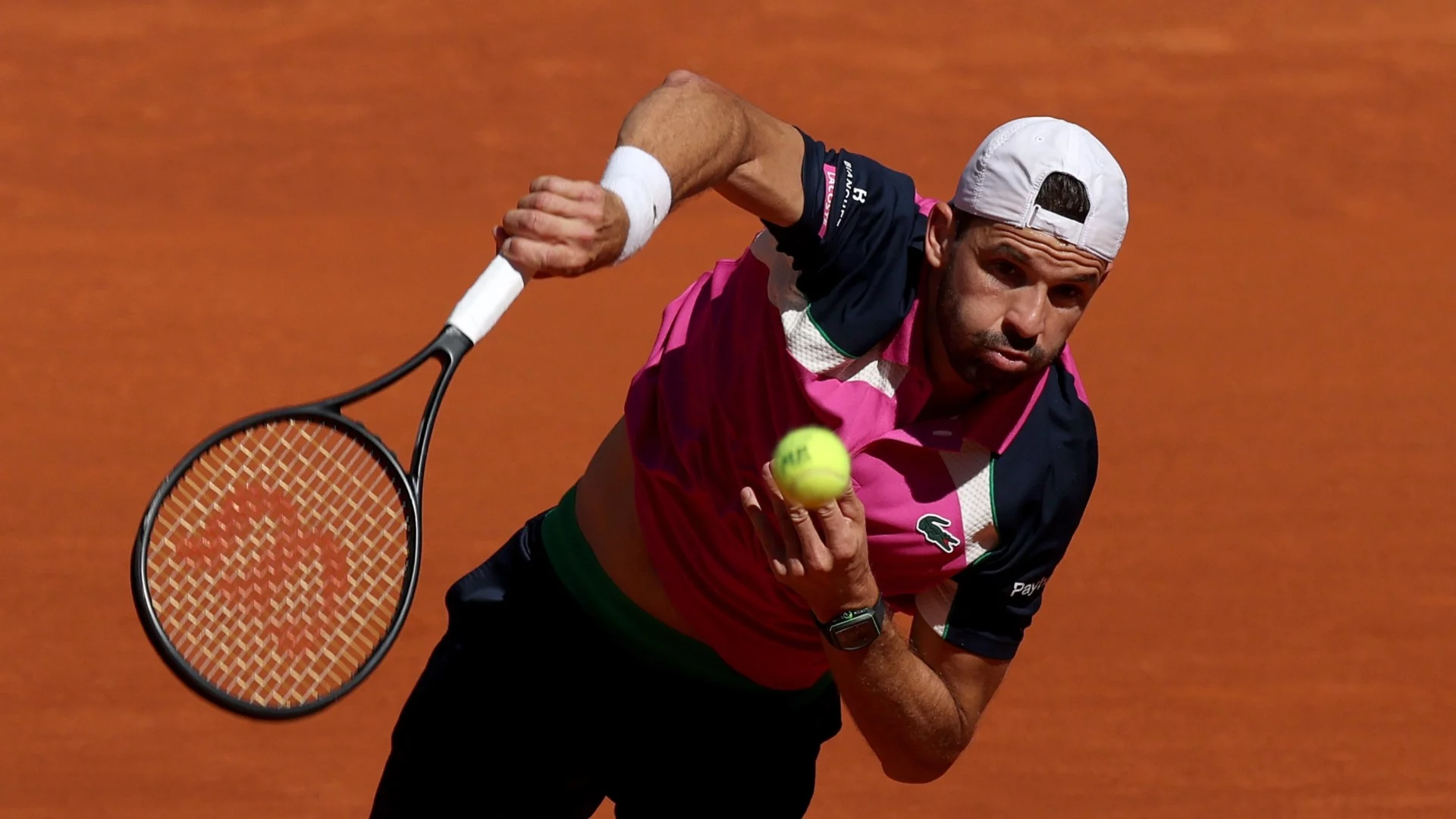 Квалификант от Парагвай на пътя на Григор Димитров на старта на Мастърс-а в Мадрид