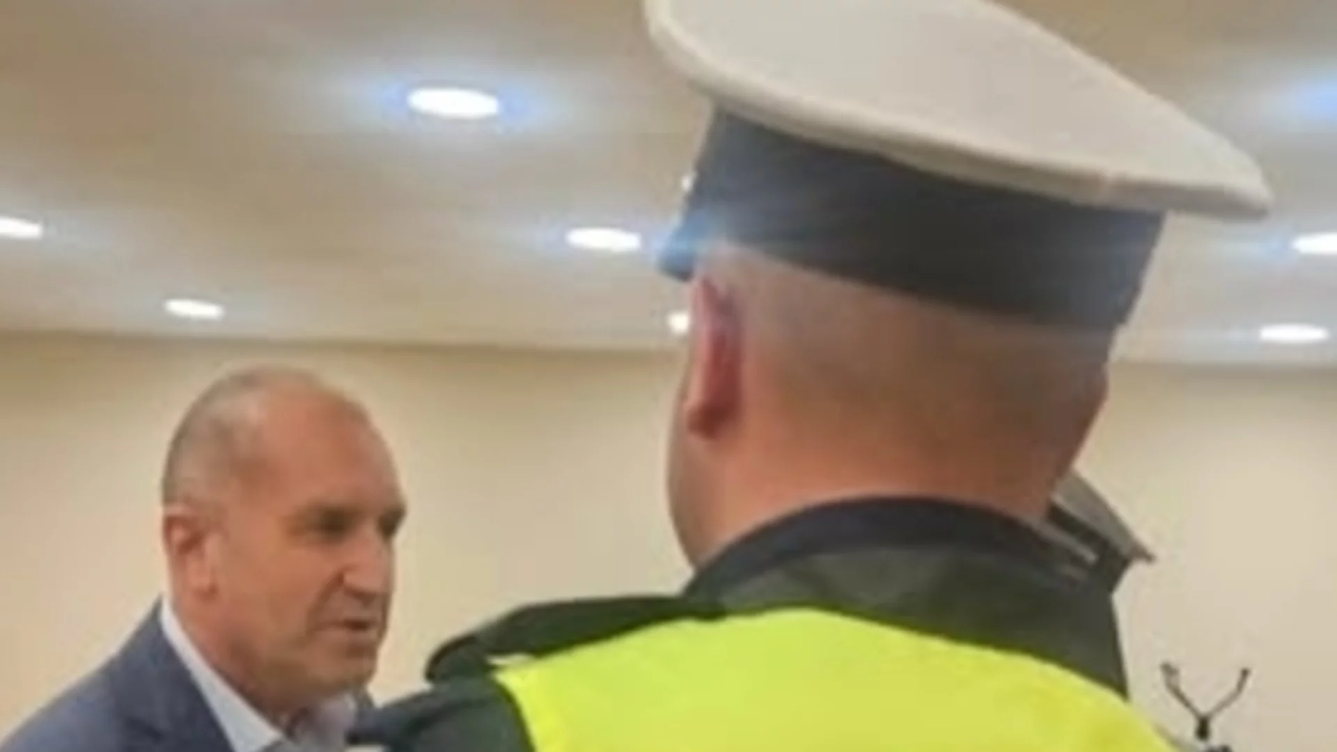 Радев си плати за неправилното паркиране в деня на изборите (СНИМКА)