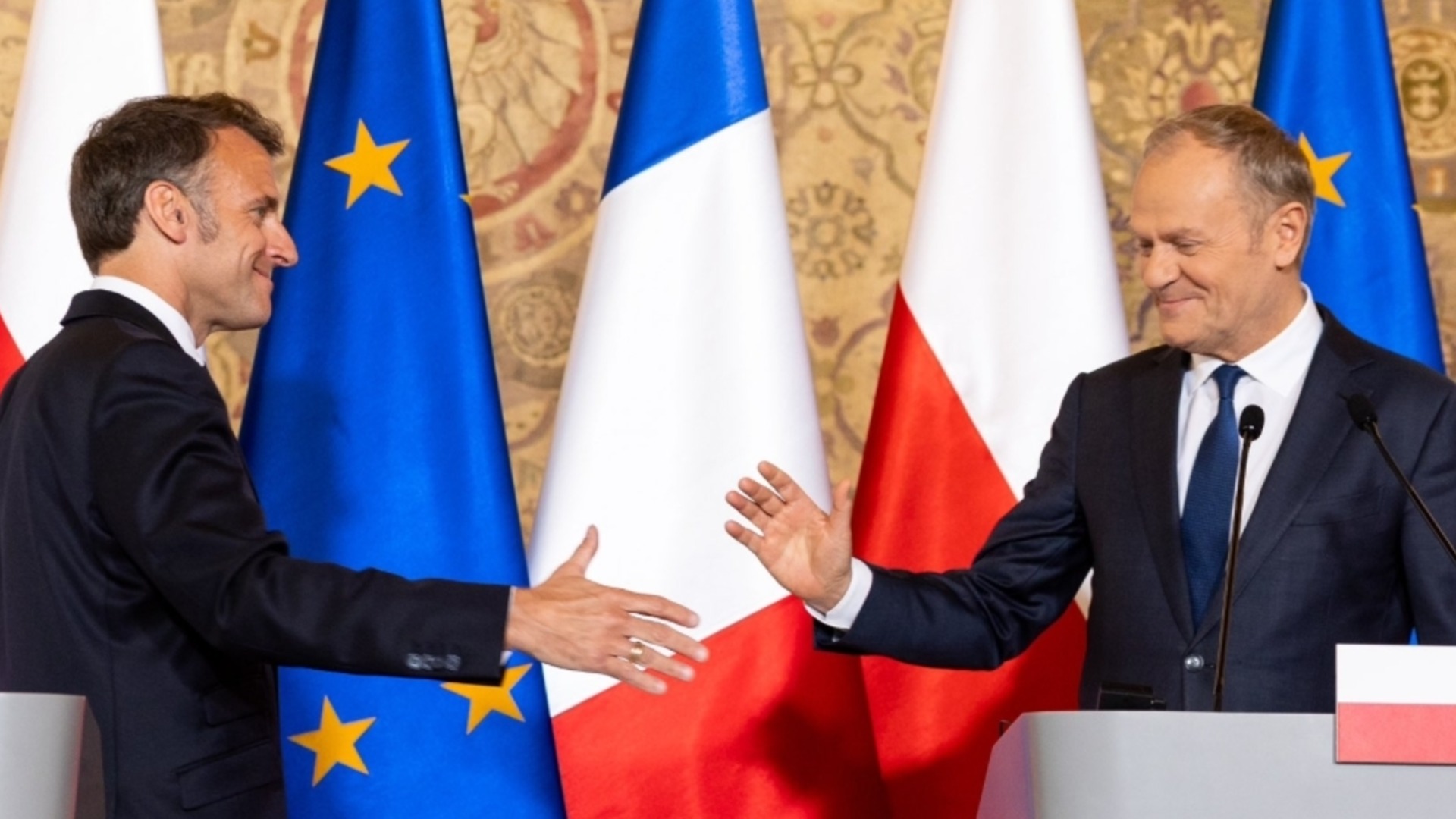Полша и Франция не си правят никакви илюзии за бъдещето: Ключовата среща между Макрон и Туск