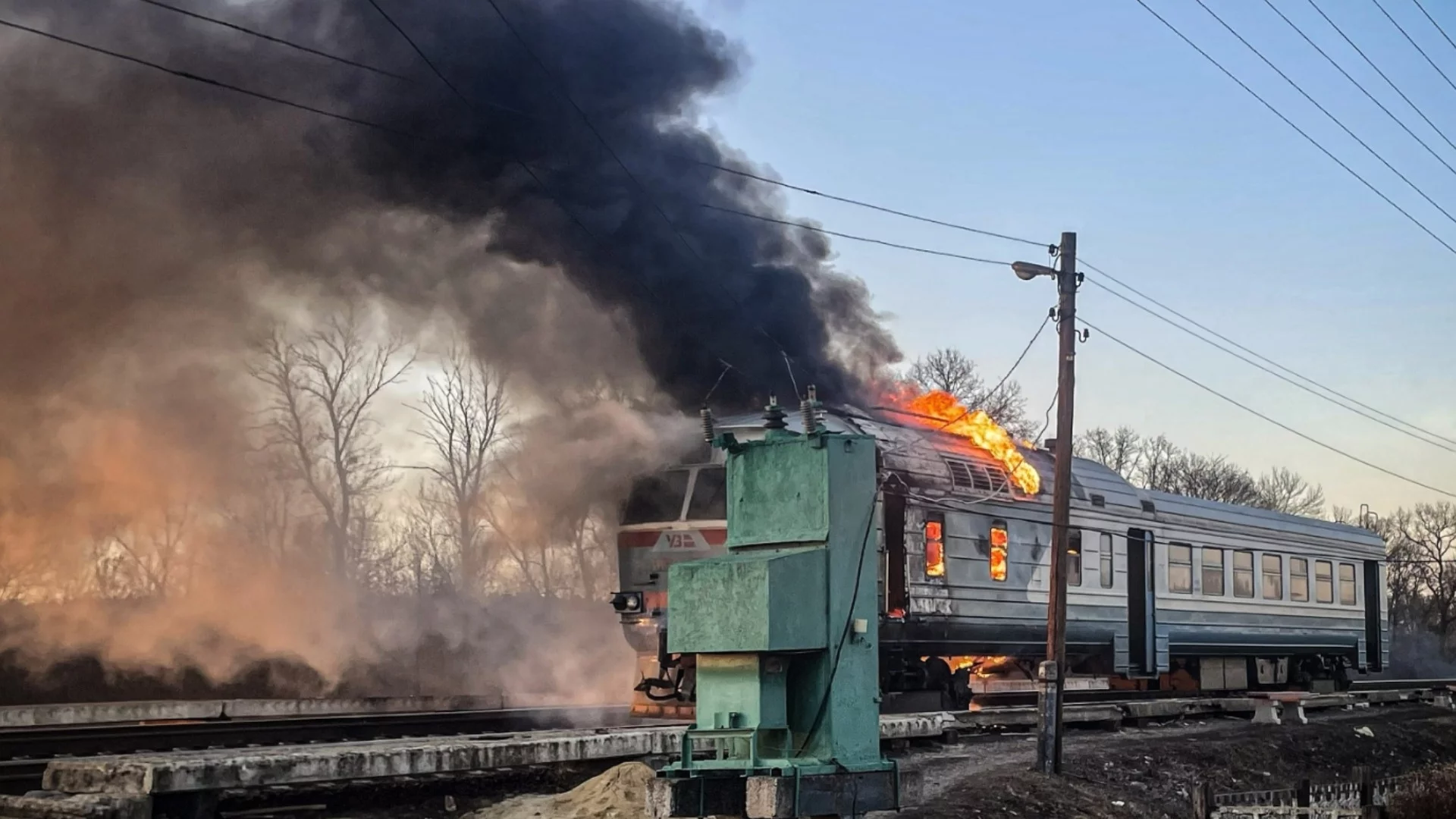 Локомотиви, вагони, гари и депа: Числата на пораженията в Украйна, нанесени от руските ракети и дронове
