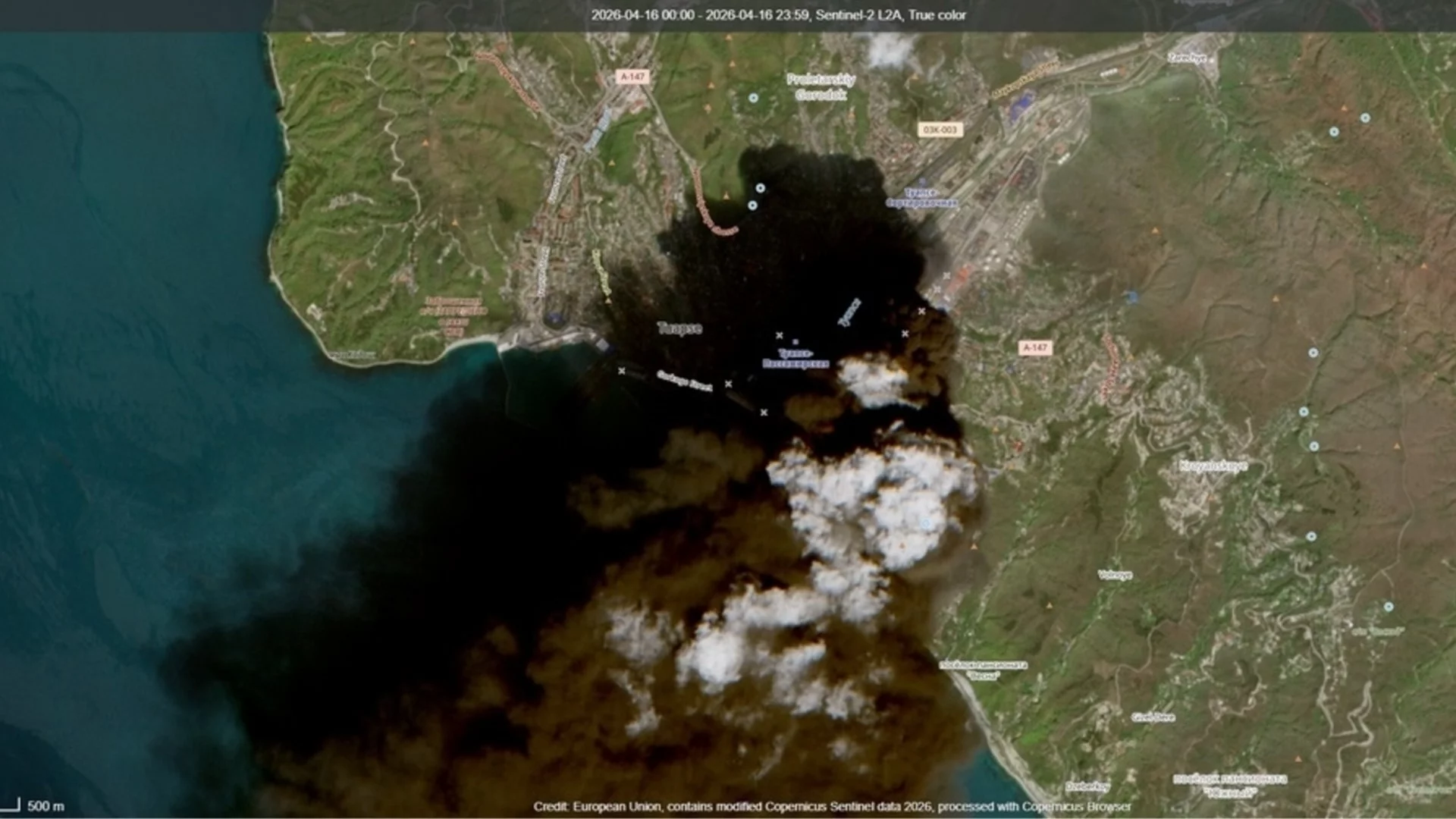 Украйна донесе "нефтен дъжд" в Перм, удари и кораб край Туапсе, където бензенът във въздуха надвиши нивата (ВИДЕО)