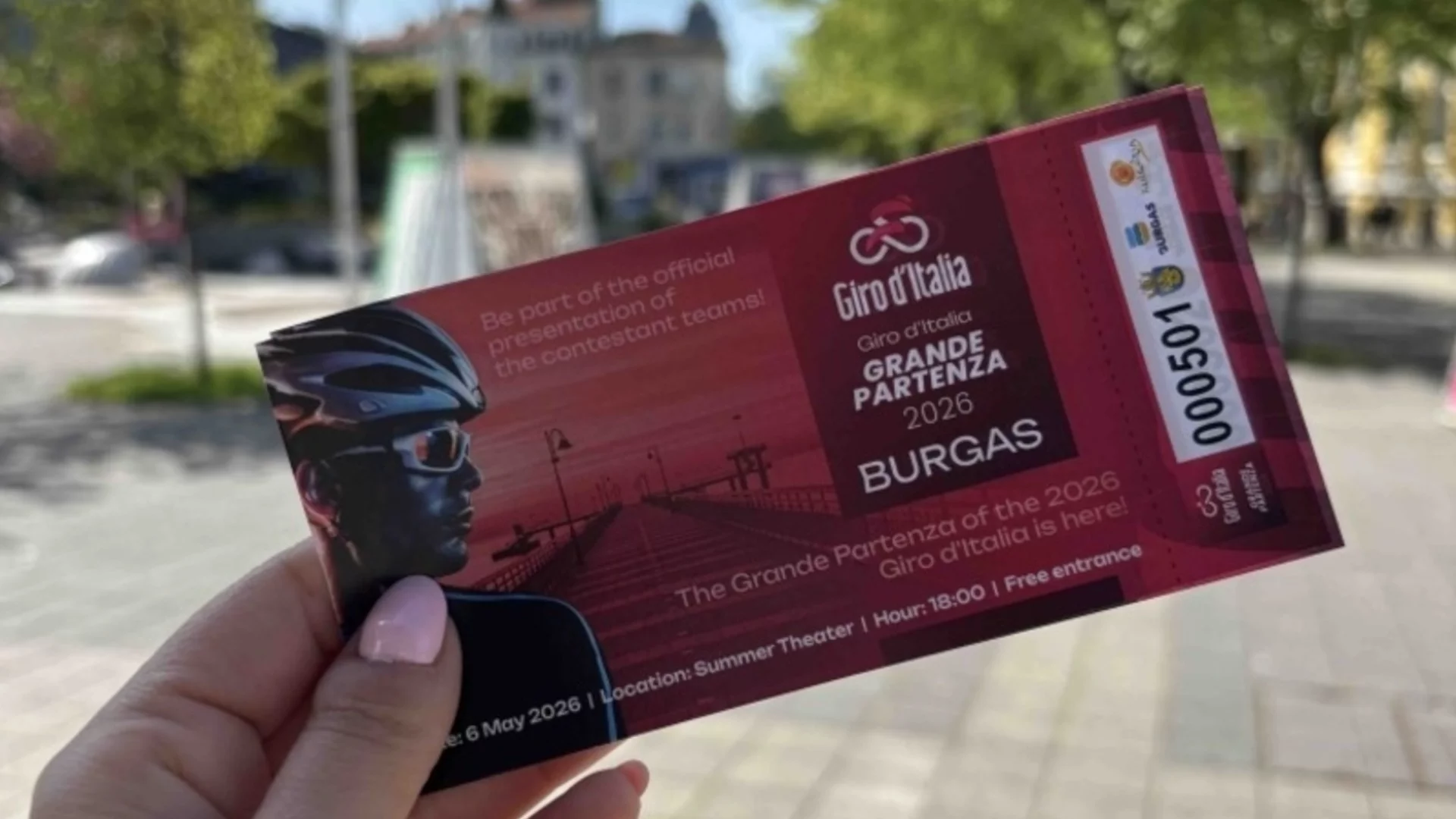 Бургас среща отборите на Giro d'Italia