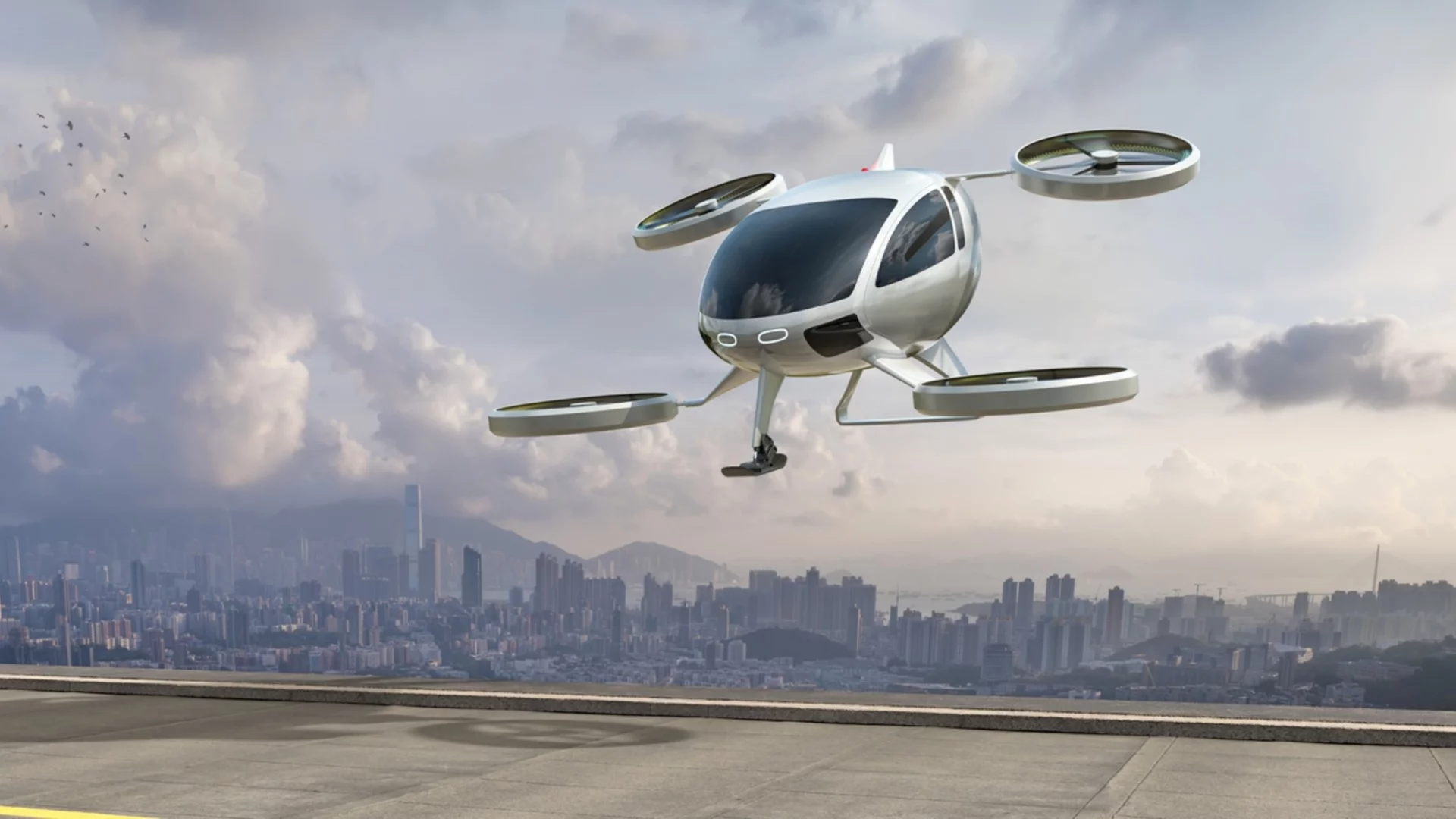 Исторически полет: Ню Йорк смени жълтите коли с летящи таксита (ВИДЕО)