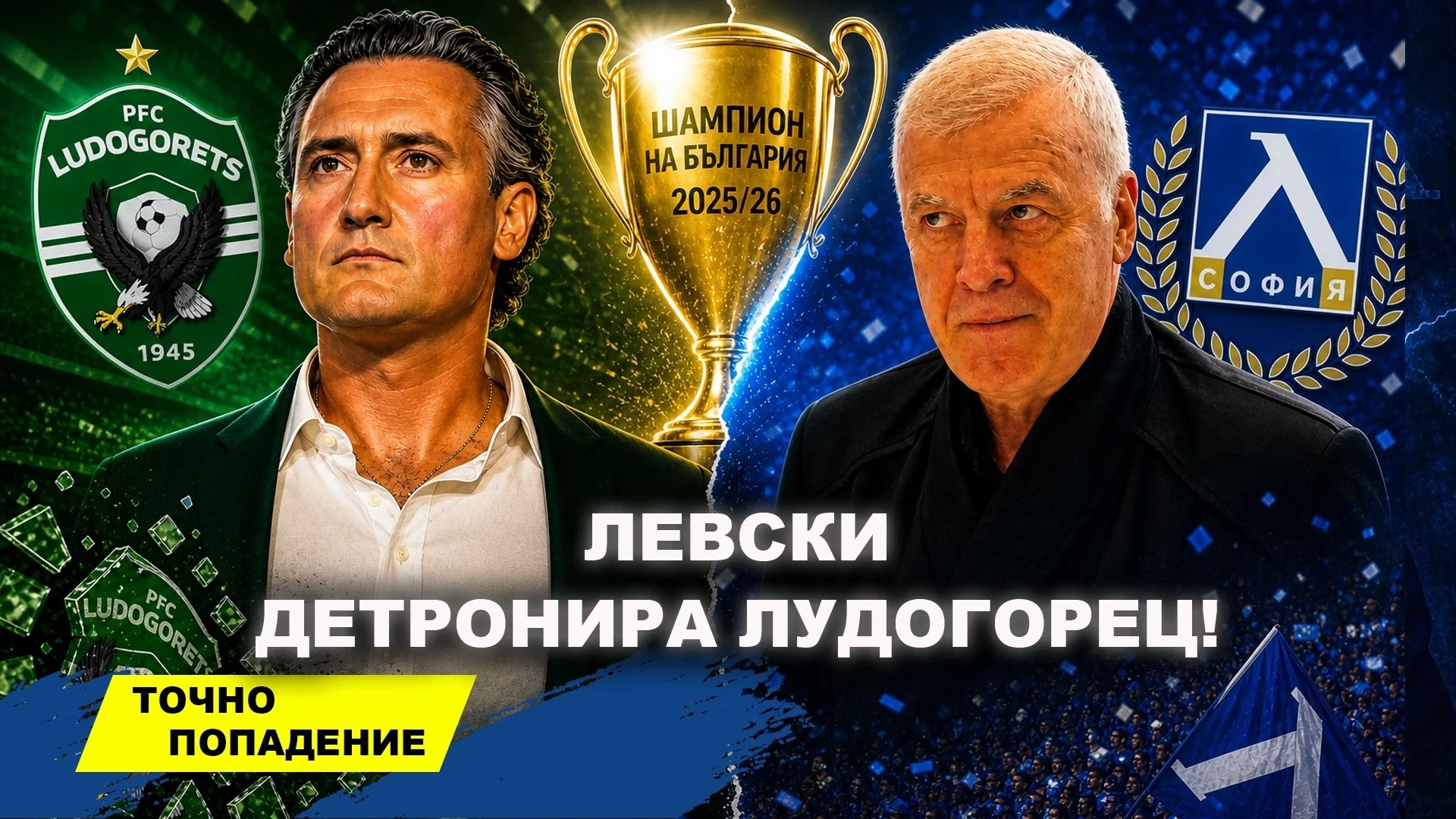 (Не)възможният шампион Левски! Приключи ли ерата на Лудогорец завинаги? | Точно попадение (ВИДЕО)