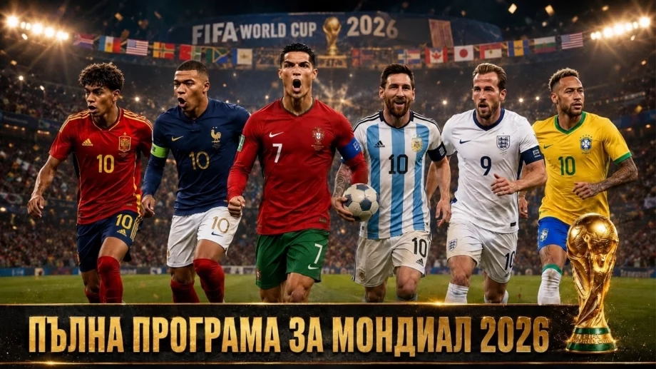Програма на Световното първенство по футбол 2026 по дати и часове
